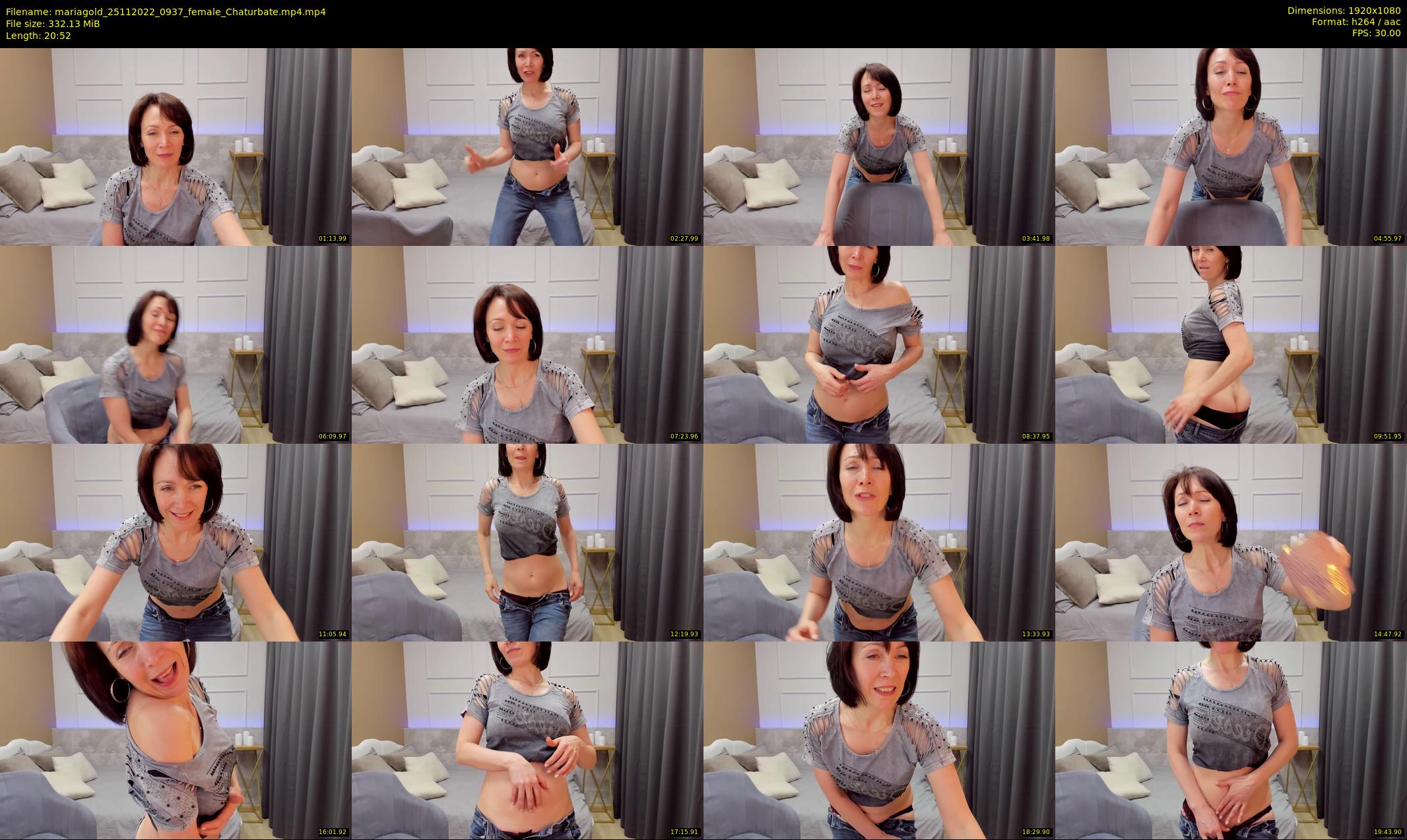 mariagold — 21 minute Chaturbate female cam show recording, 1080p, Nov 25, 2022