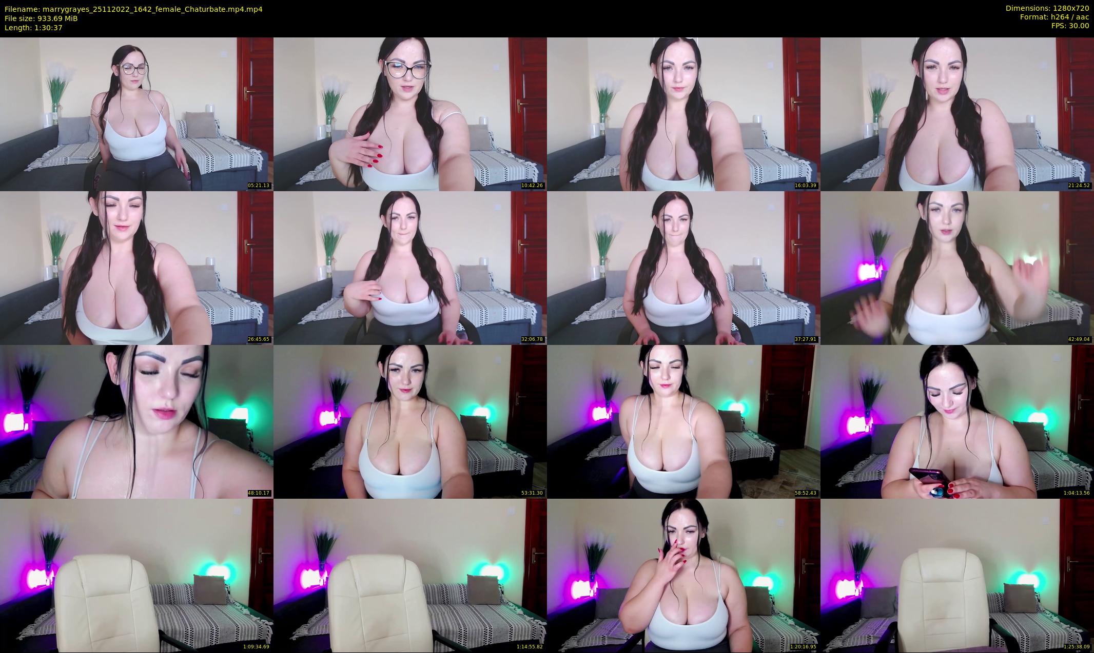 marrygrayes — 91 minute Chaturbate female cam show recording, 720p, Nov 25, 2022