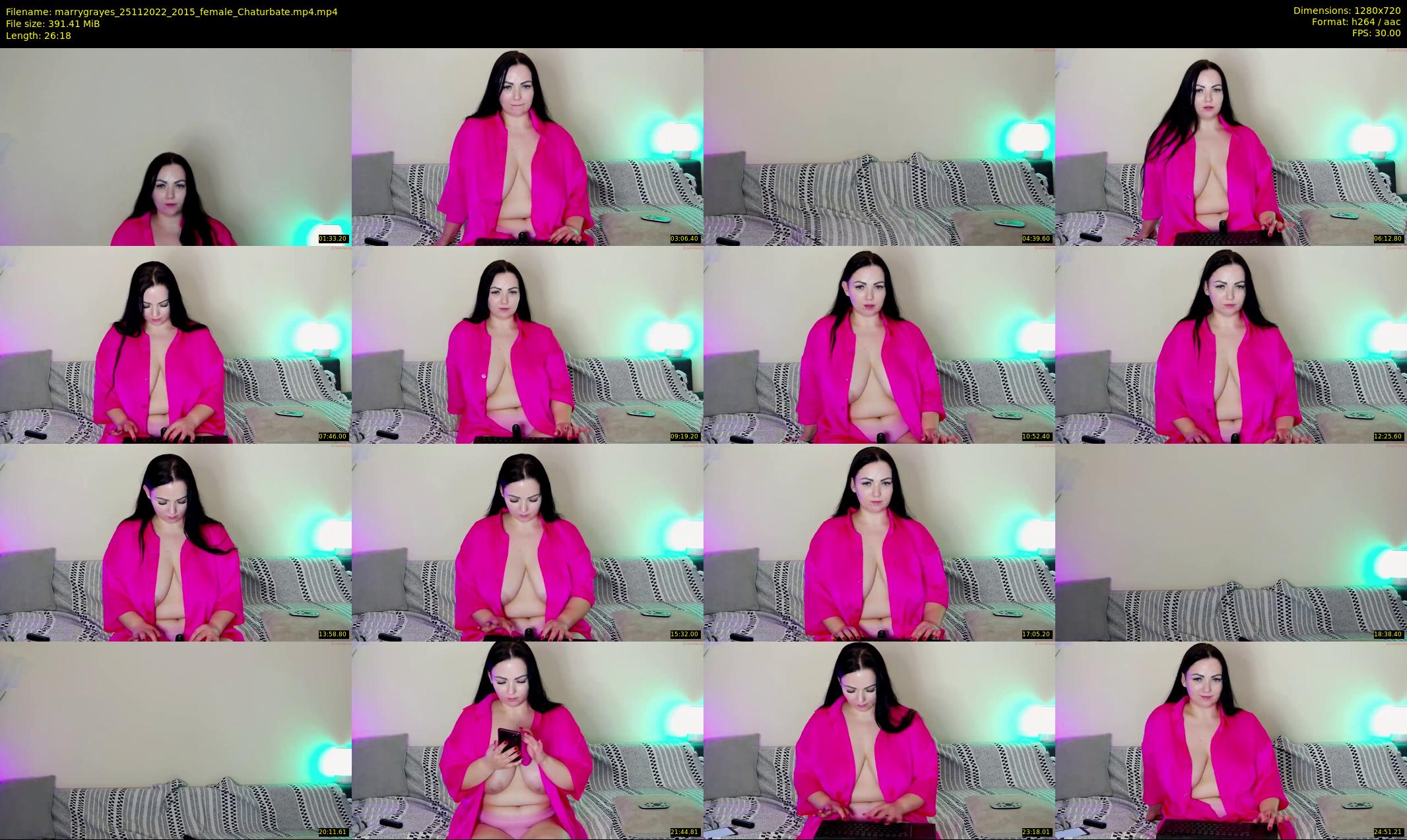 marrygrayes — 27 minute Chaturbate female cam show recording, 720p, Nov 25, 2022