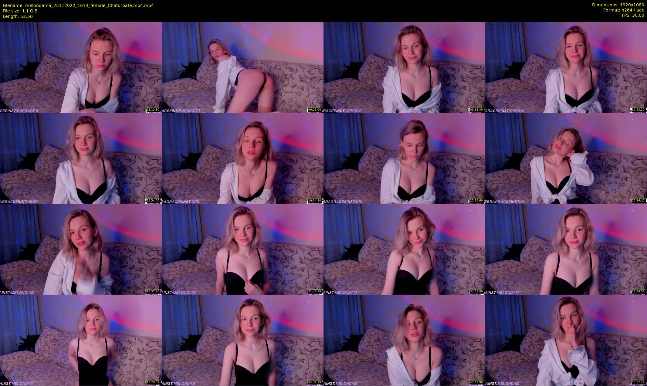 melondama — 54 minute Chaturbate female cam show recording, 1080p, Nov 25, 2022