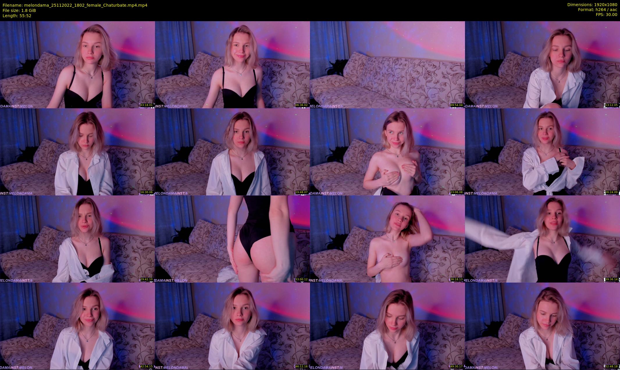melondama — 56 minute Chaturbate female cam show recording, 1080p, Nov 25, 2022