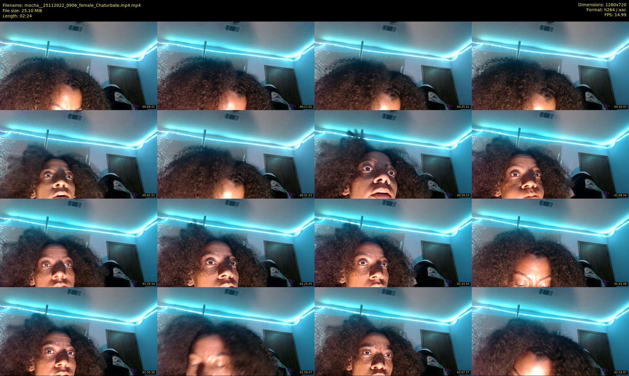 mocha_ — 3 minute Chaturbate female cam show recording, 720p, Nov 25, 2022