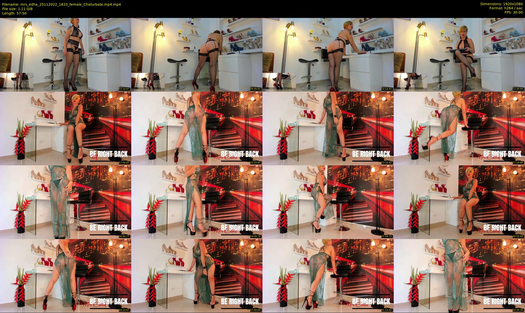mrs_edha — 58 minute Chaturbate female cam show recording, 1080p, Nov 25, 2022