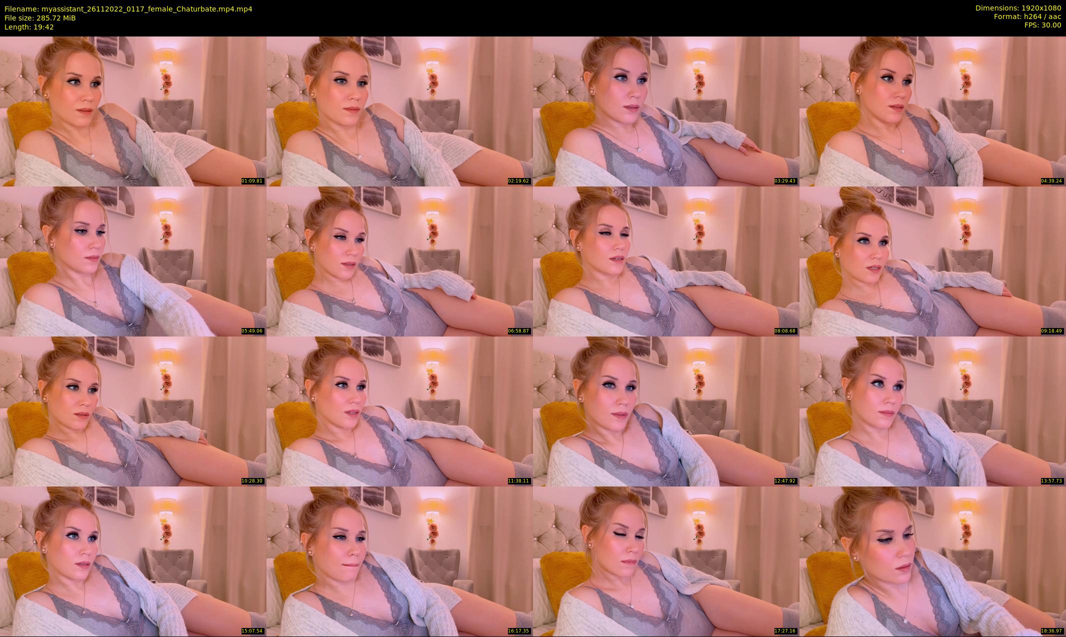 myassistant — 20 minute Chaturbate female cam show recording, 1080p, Nov 26, 2022
