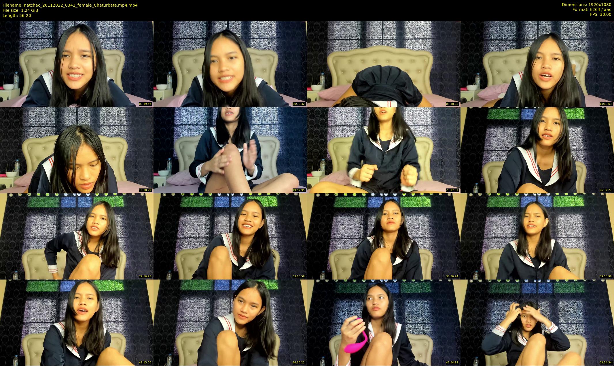 natchac — 57 minute Chaturbate female cam show recording, 1080p, Nov 26, 2022