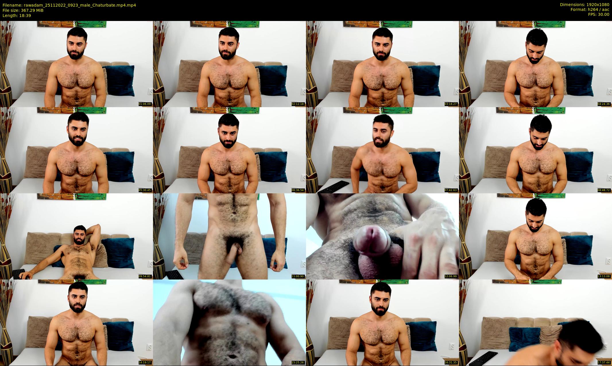 rawadam — 19 minute Chaturbate male cam show recording, 1080p, Nov 25, 2022