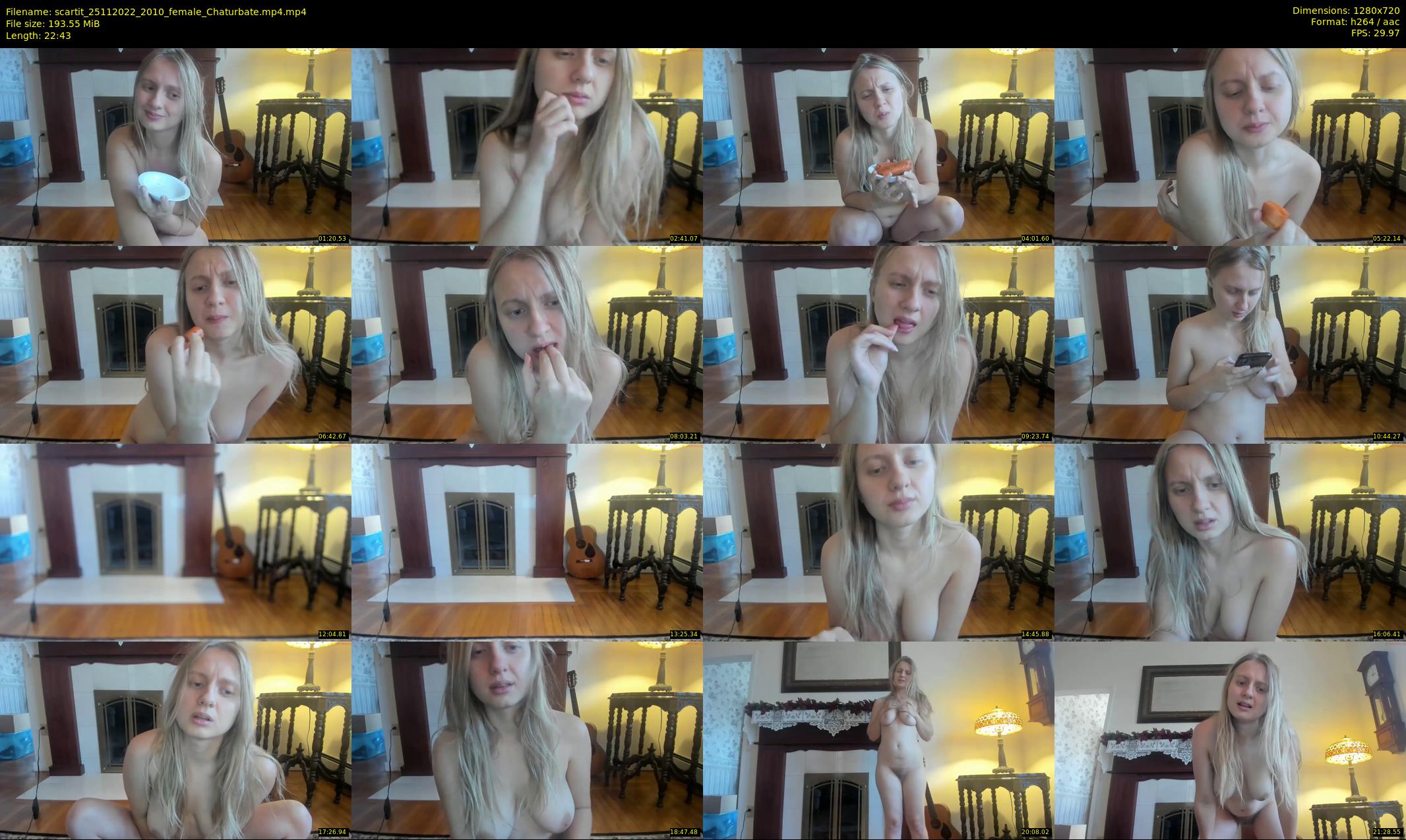 scartit — 23 minute Chaturbate female cam show recording, 720p, Nov 25, 2022