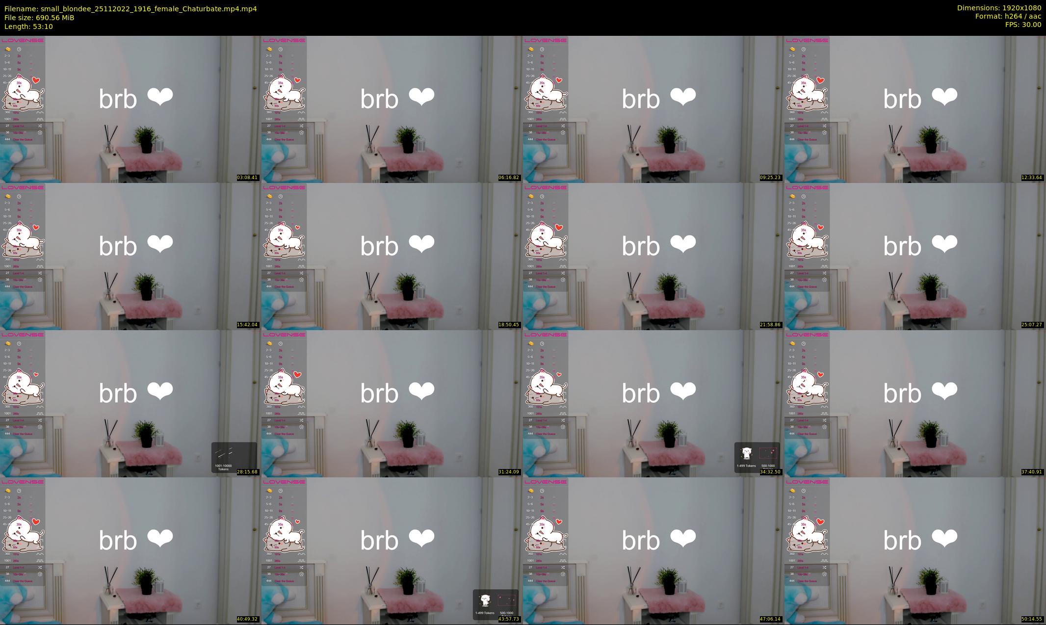 small_blondee — 54 minute Chaturbate female cam show recording, 1080p, Nov 25, 2022