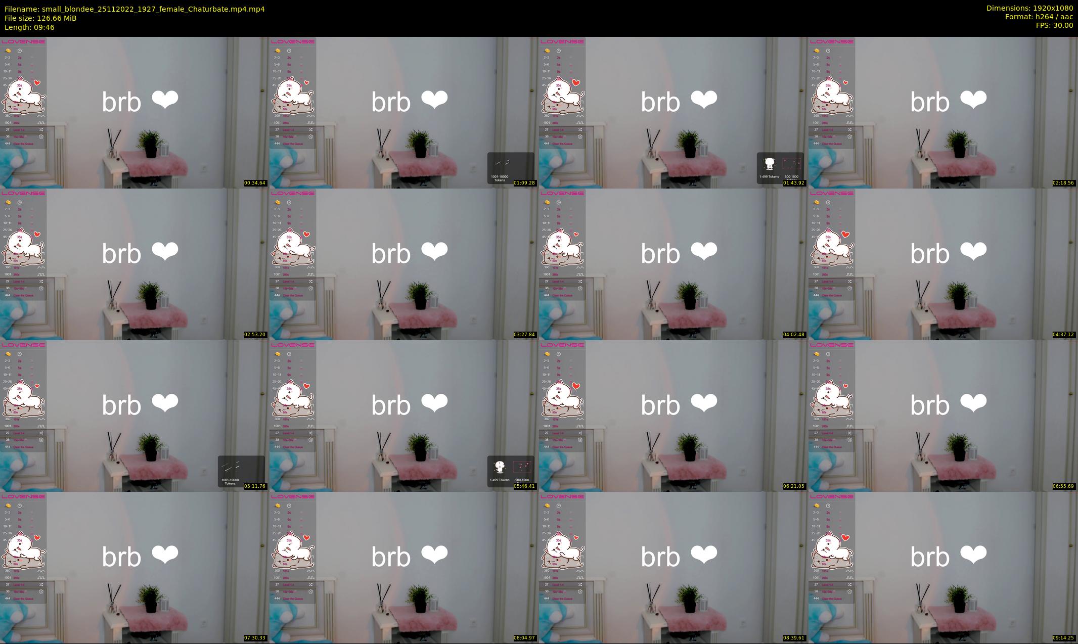 small_blondee — 10 minute Chaturbate female cam show recording, 1080p, Nov 25, 2022