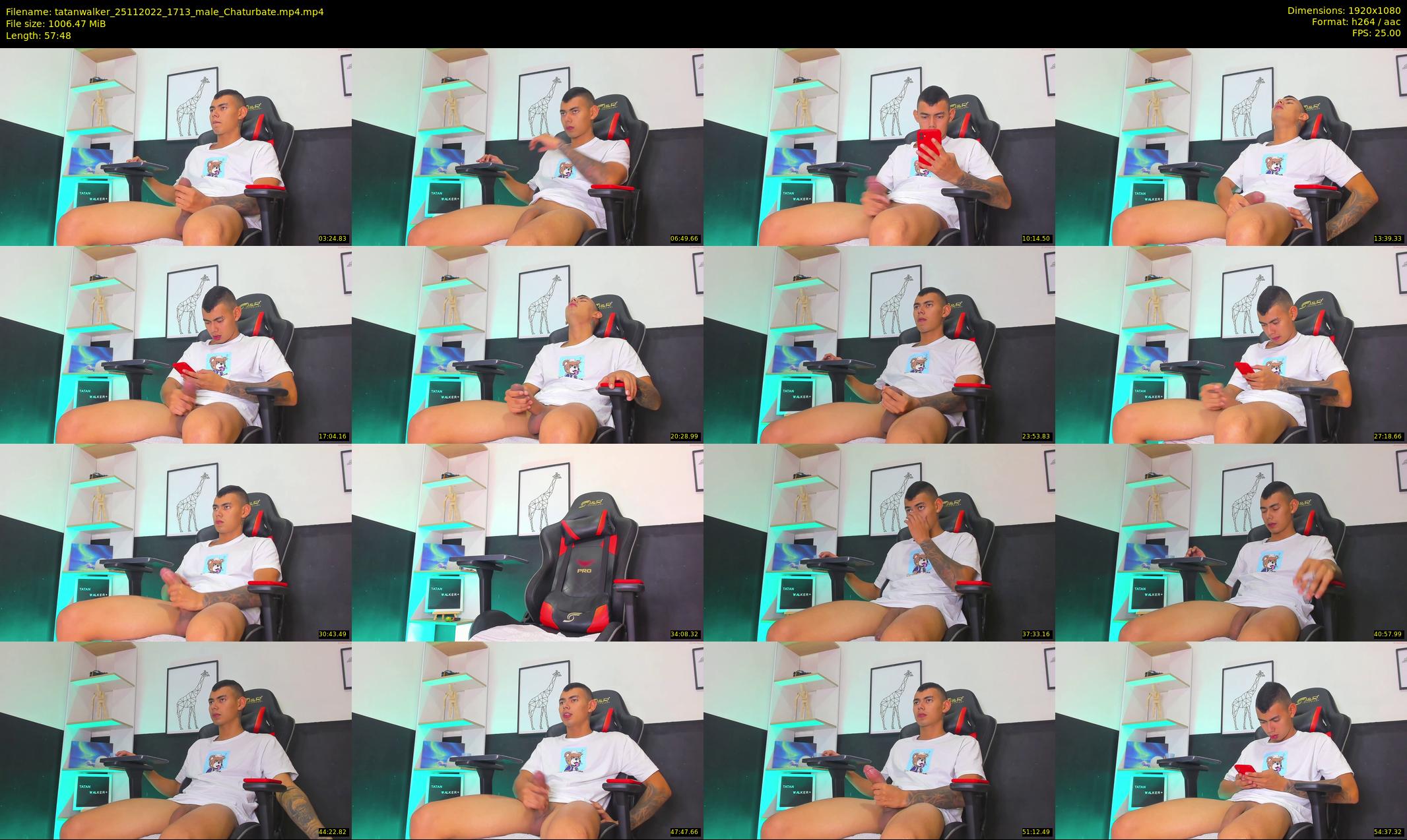 tatanwalker — 58 minute Chaturbate male cam show recording, 1080p, Nov 25, 2022