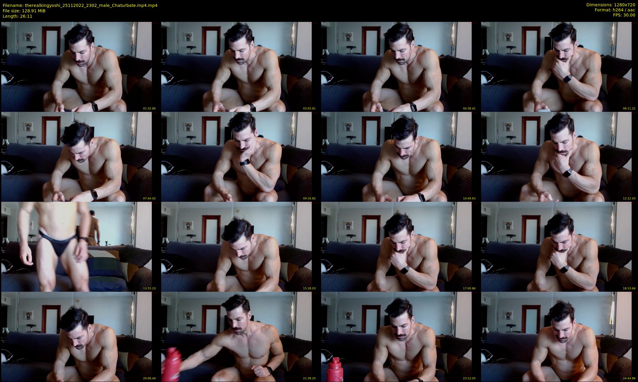 therealkingyoshi — 27 minute Chaturbate male cam show recording, 720p, Nov 25, 2022