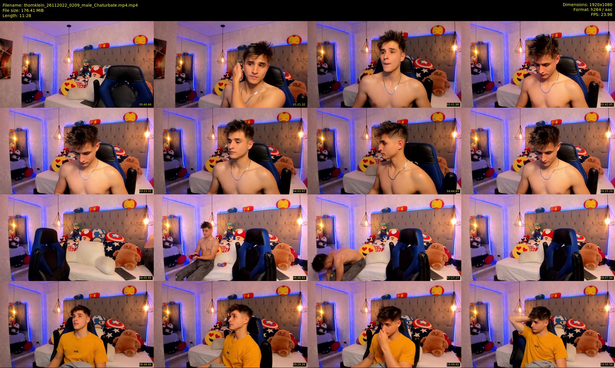 thomklein — 12 minute Chaturbate male cam show recording, 1080p, Nov 26, 2022