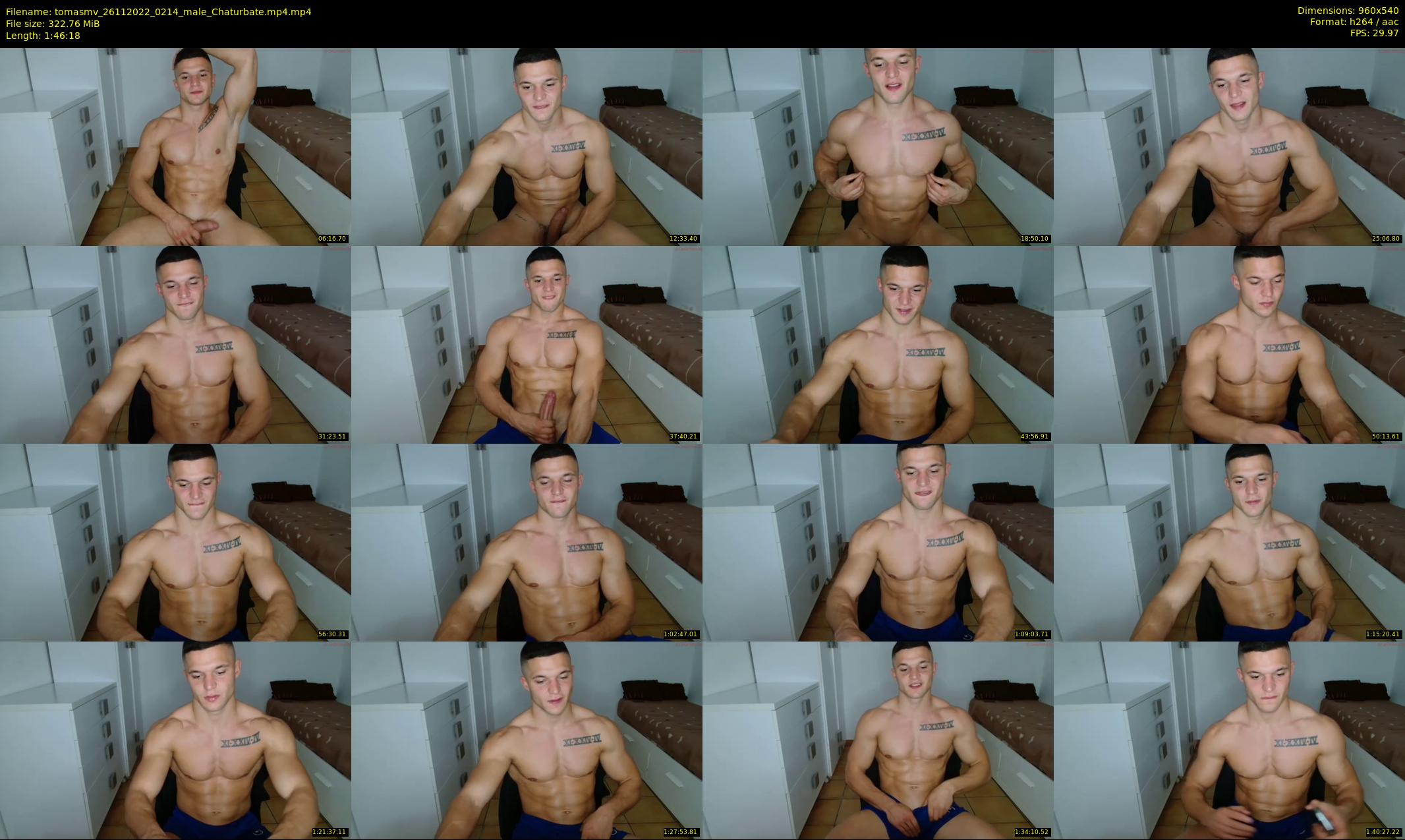 tomasmv — 107 minute Chaturbate male cam show recording, 480p, Nov 26, 2022