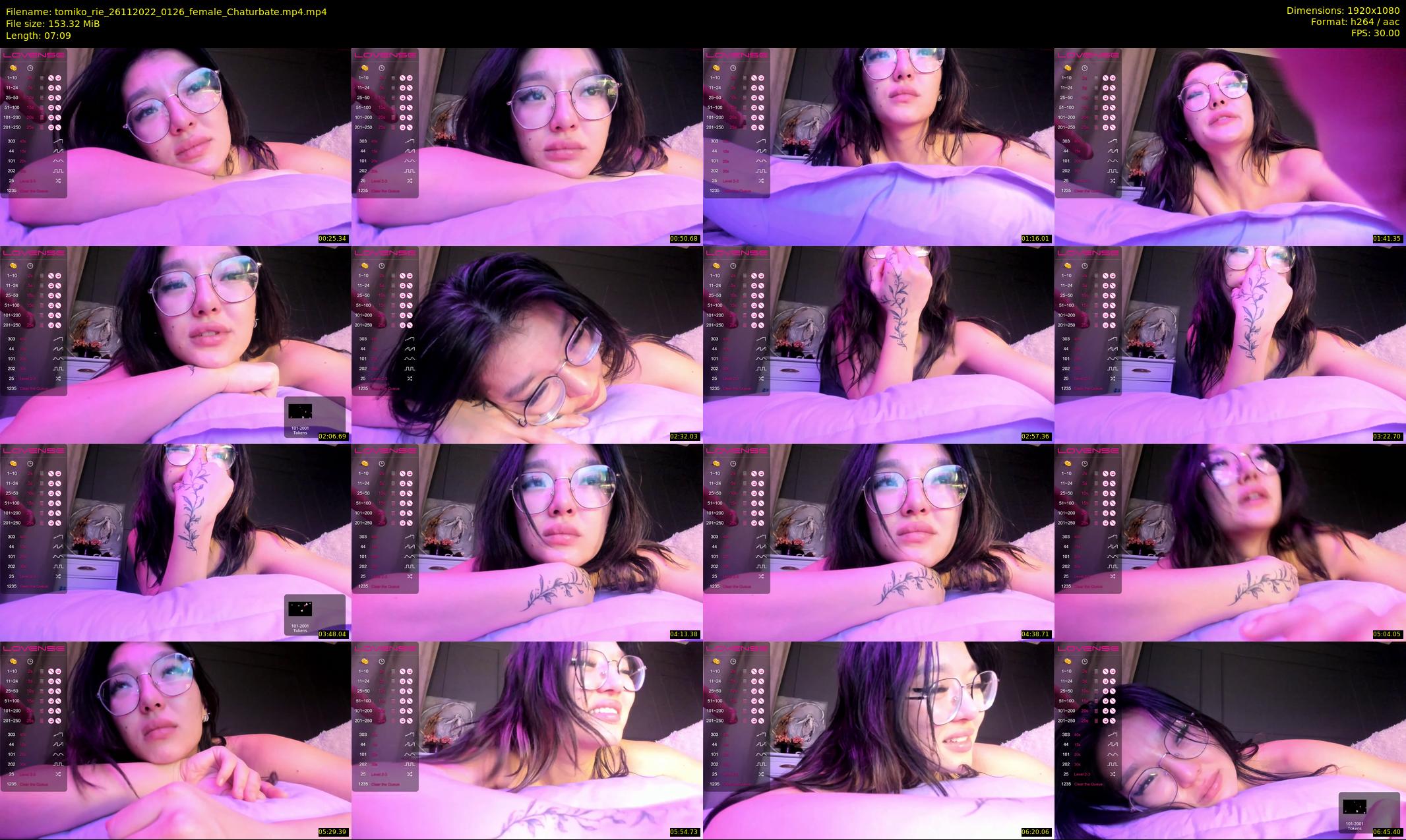 tomiko_rie — 8 minute Chaturbate female cam show recording, 1080p, Nov 26, 2022
