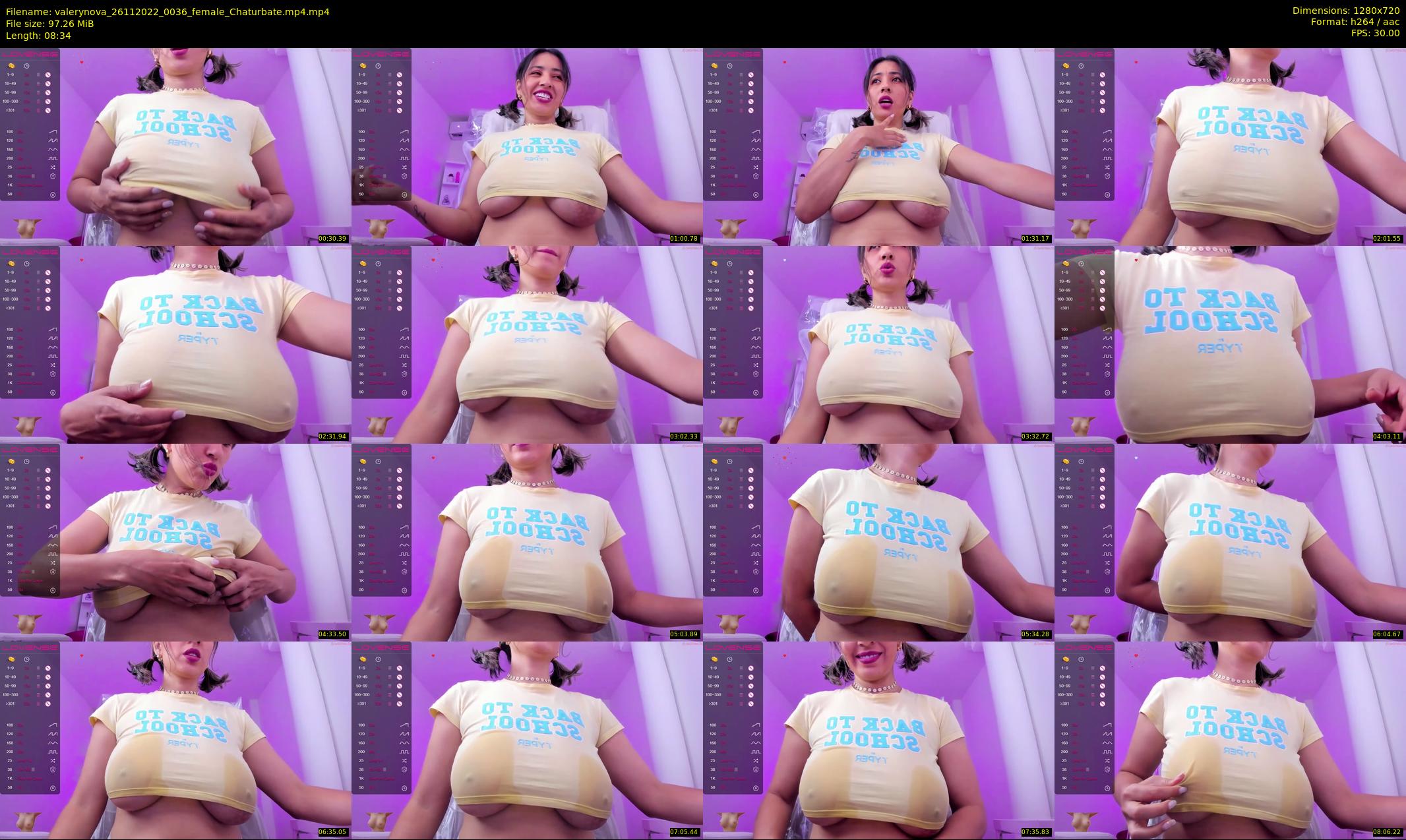valerynova — 9 minute Chaturbate female cam show recording, 720p, Nov 26, 2022