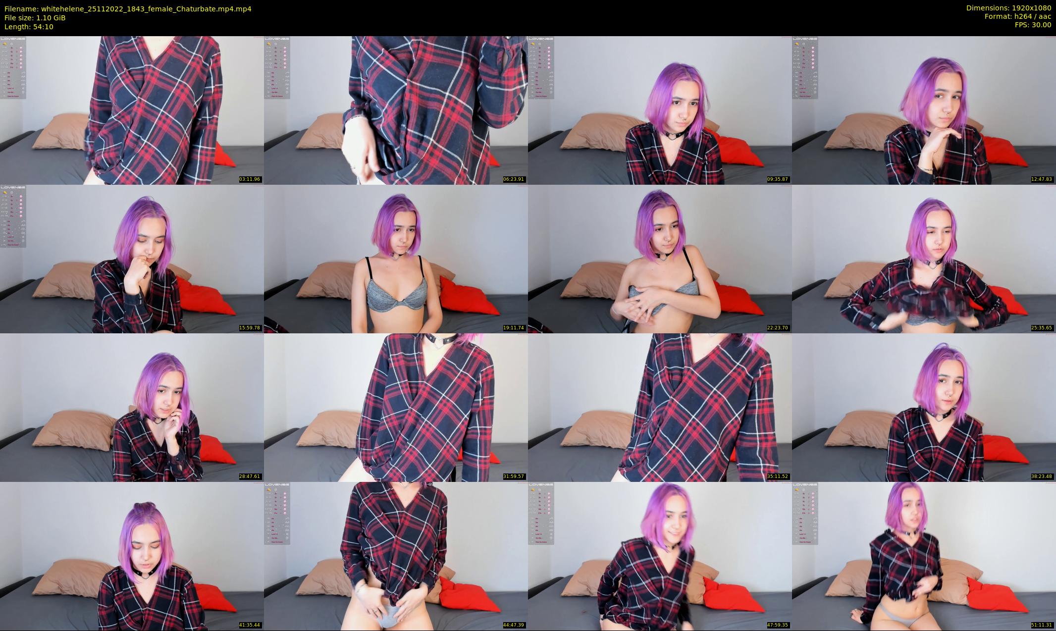 whitehelene — 55 minute Chaturbate female cam show recording, 1080p, Nov 25, 2022