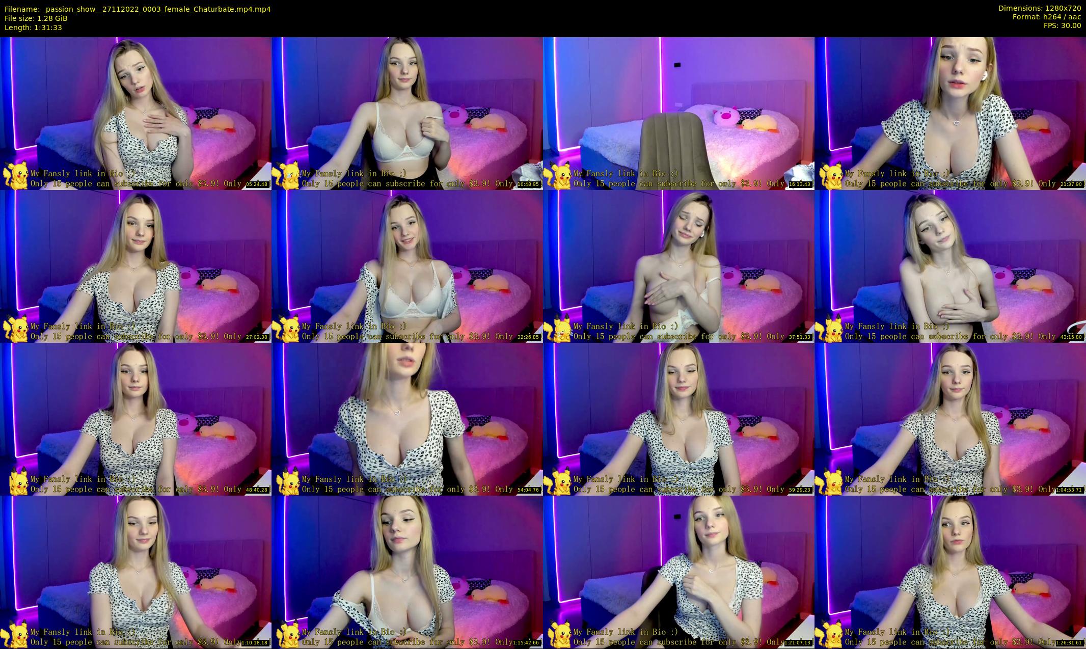 _passion_show_ — 92 minute Chaturbate couple cam show recording, 720p, Nov 27, 2022