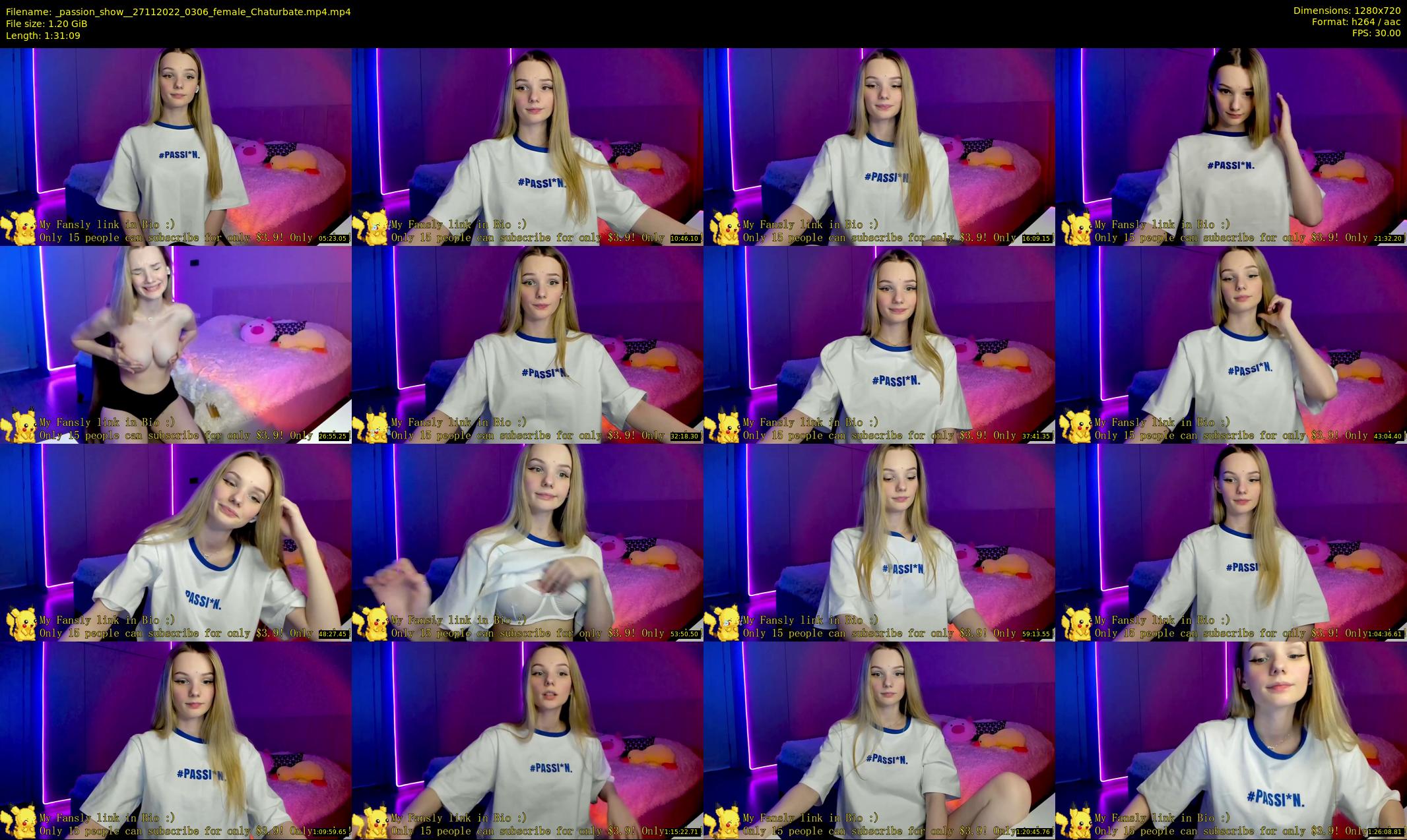 _passion_show_ — 92 minute Chaturbate couple cam show recording, 720p, Nov 27, 2022