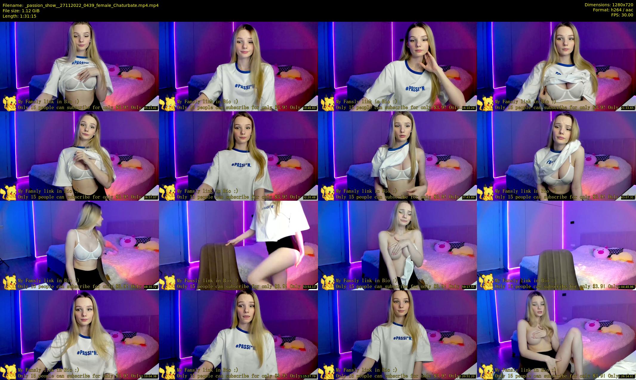 _passion_show_ — 92 minute Chaturbate couple cam show recording, 720p, Nov 27, 2022