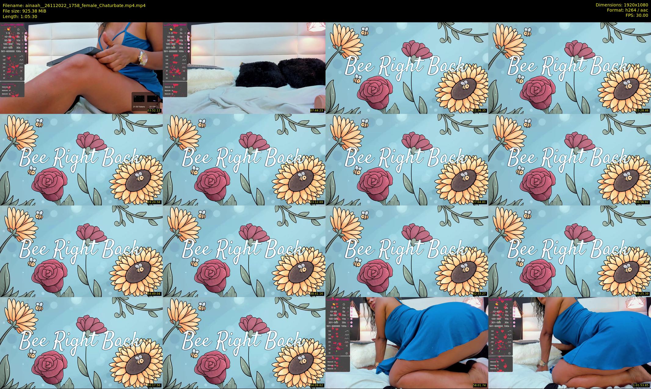 ainaah_ — 66 minute Chaturbate female cam show recording, 1080p, Nov 26, 2022