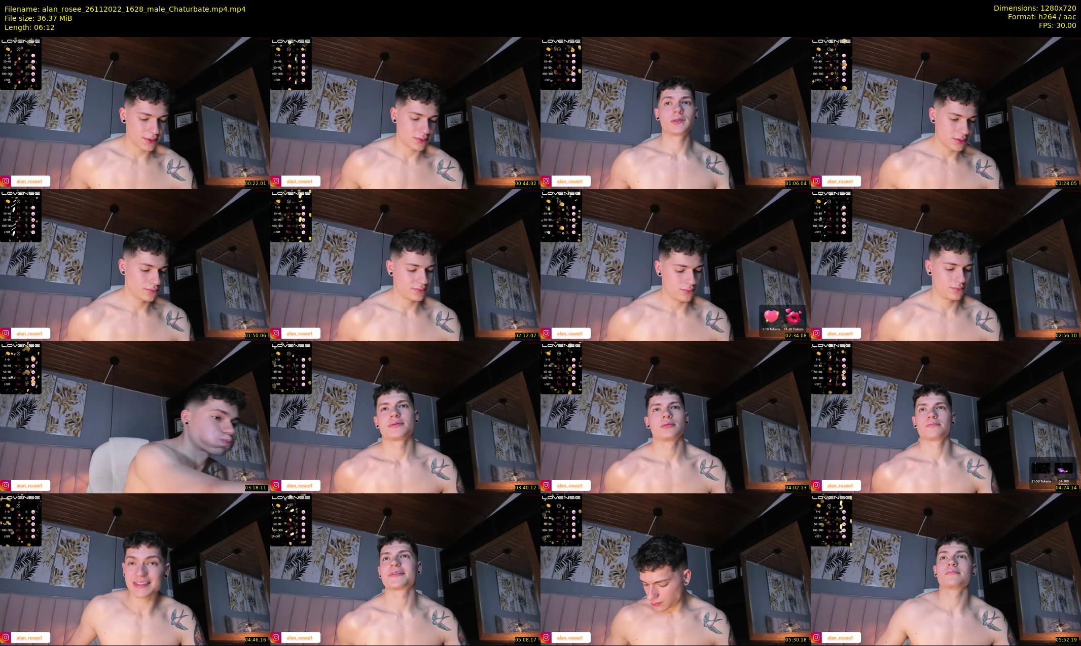 alan_rosee — 7 minute Chaturbate male cam show recording, 720p, Nov 26, 2022
