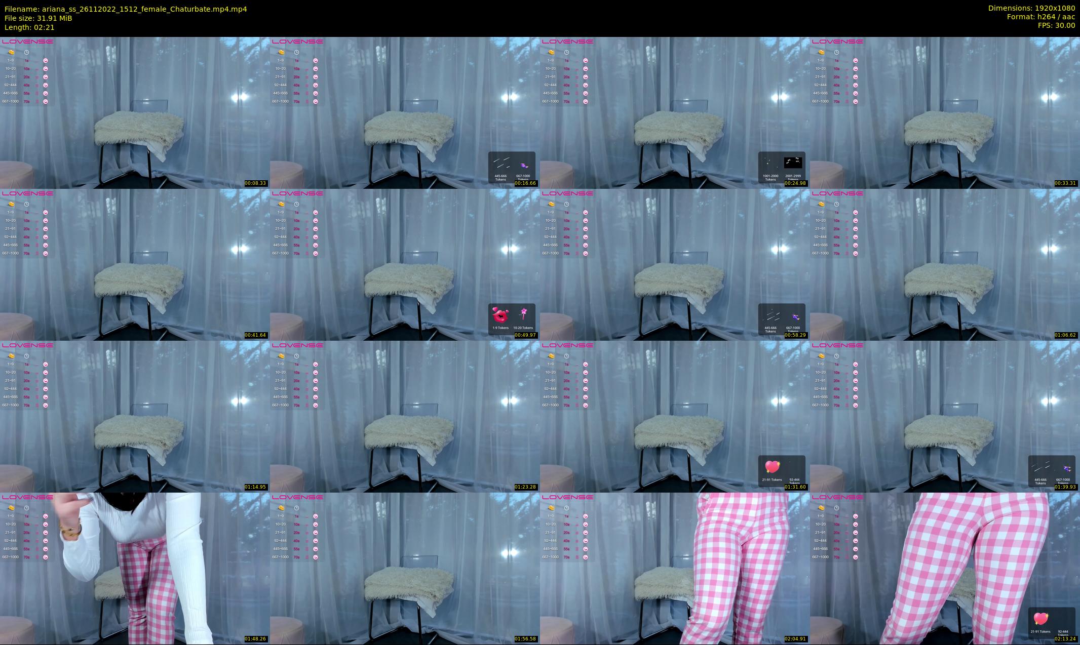 ariana_ss — 3 minute Chaturbate female cam show recording, 1080p, Nov 26, 2022