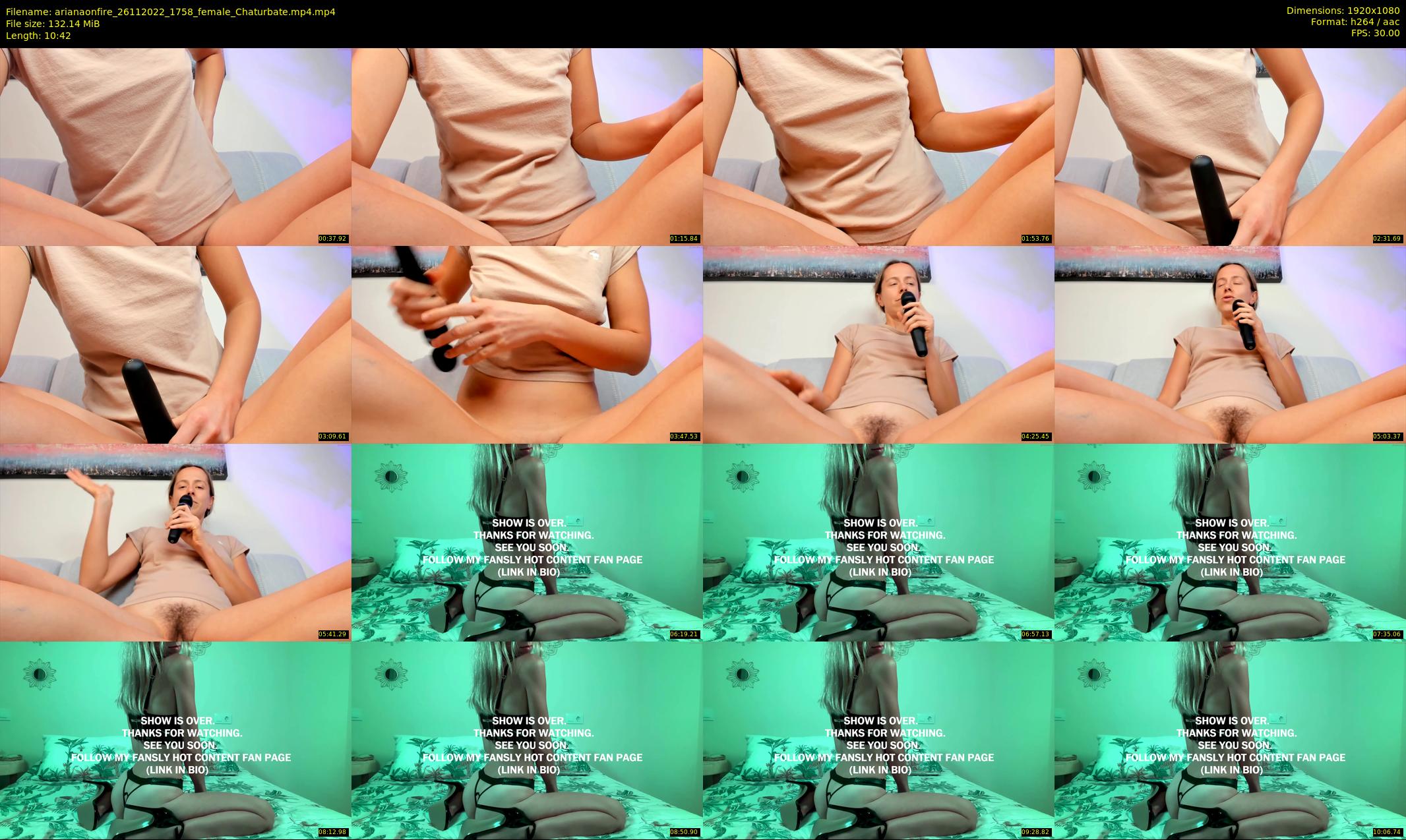 arianaonfire — 11 minute Chaturbate couple cam show recording, 1080p, Nov 26, 2022