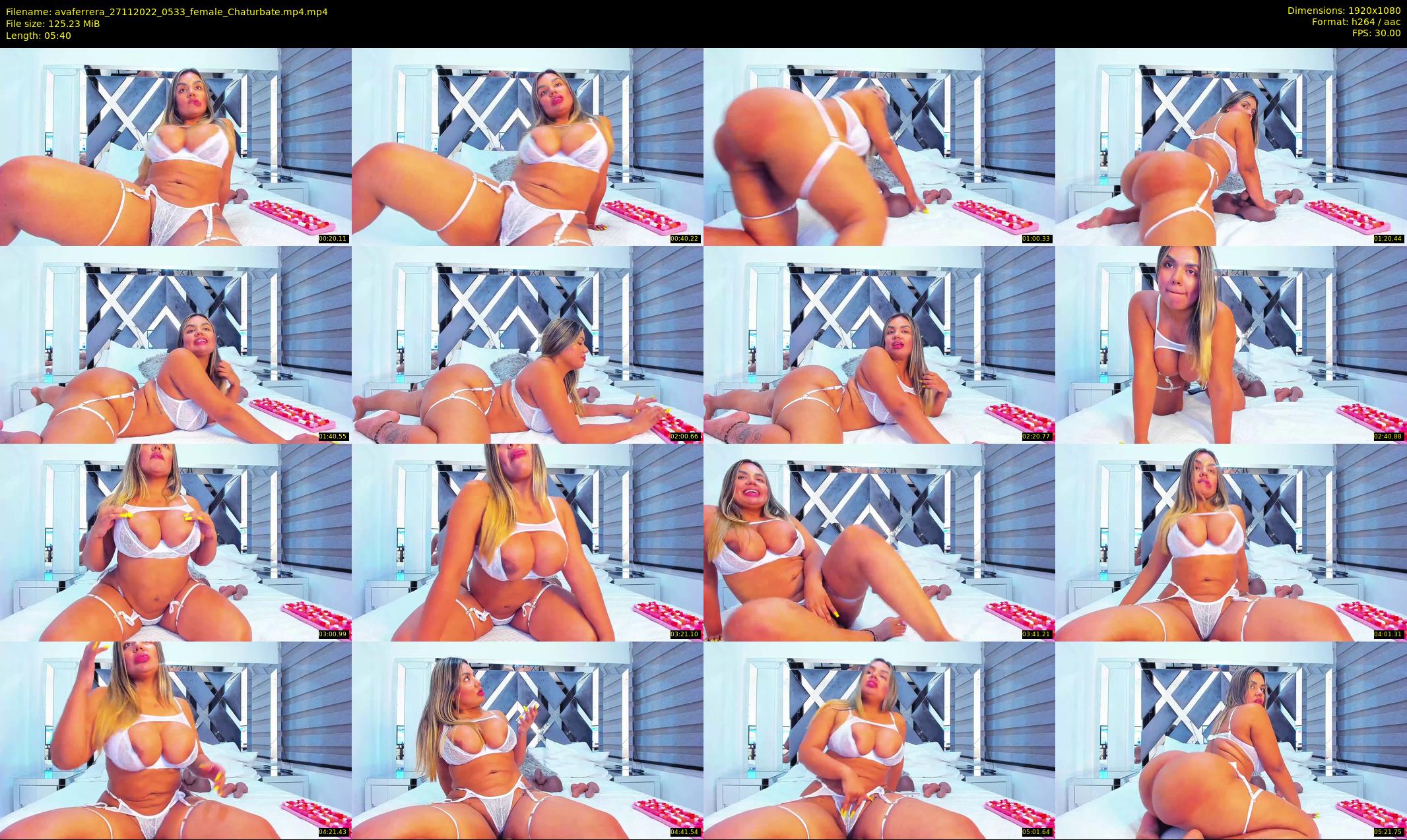avaferrera — 6 minute Chaturbate female cam show recording, 1080p, Nov 27, 2022