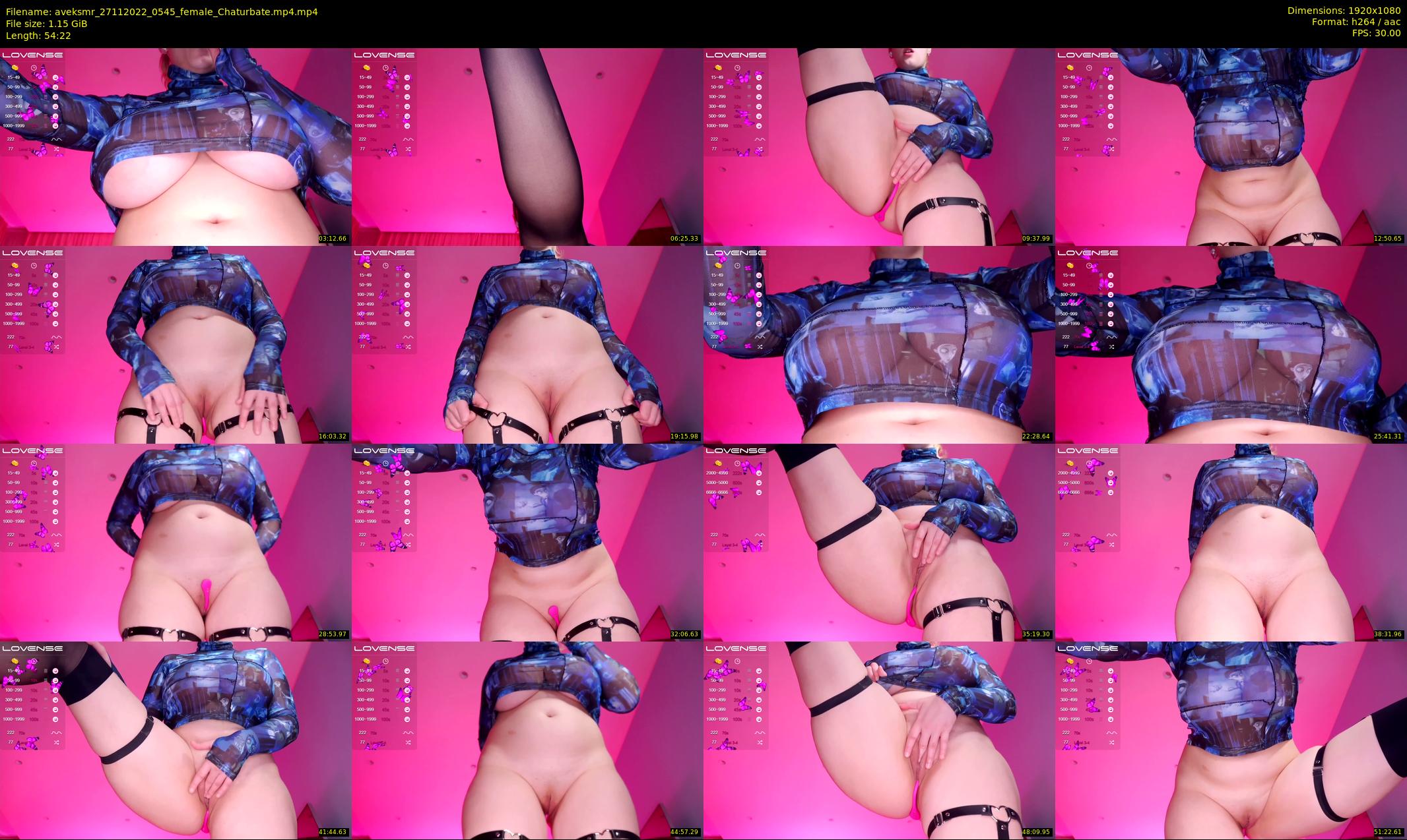 aveksmr — 55 minute Chaturbate couple cam show recording, 1080p, Nov 27, 2022