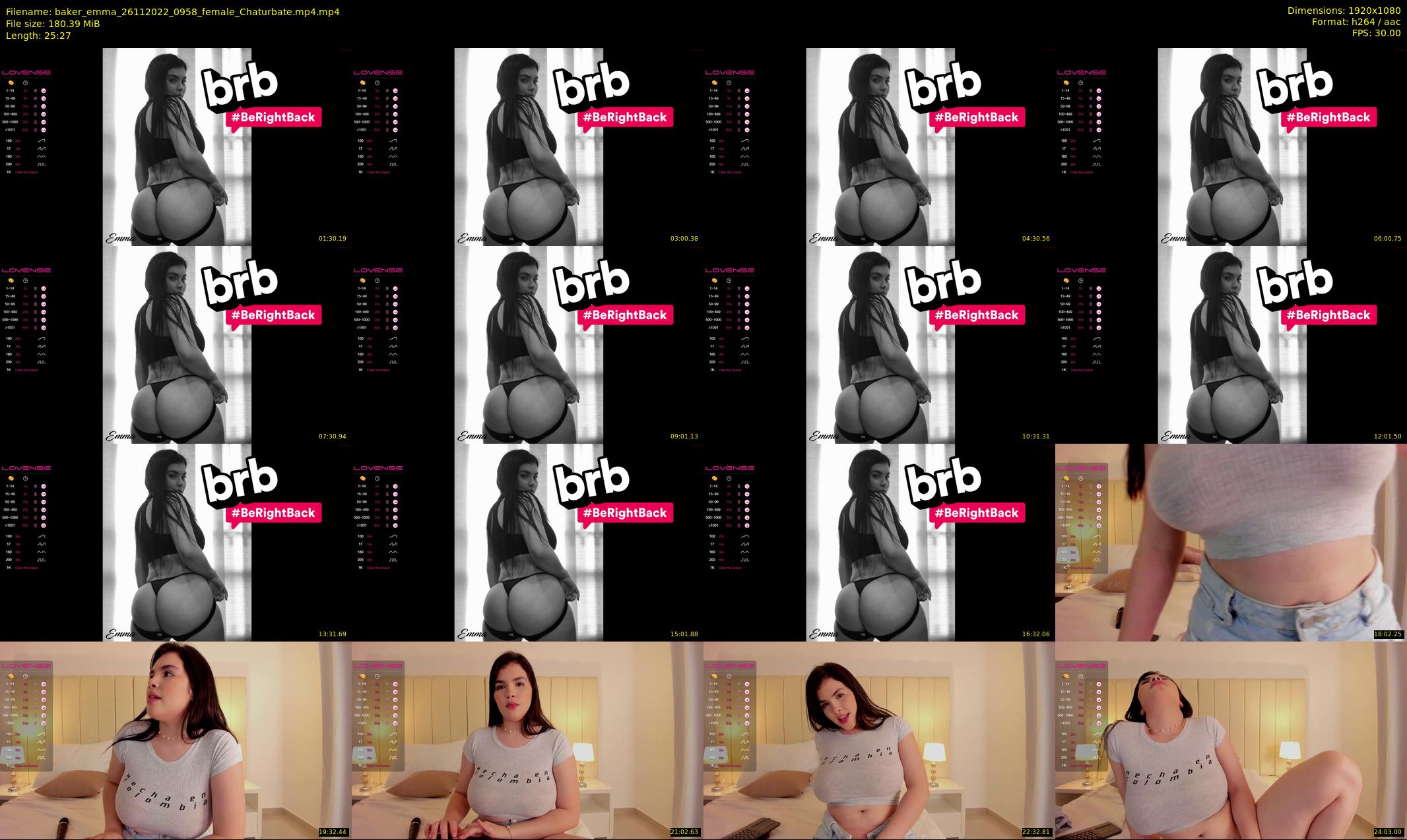 baker_emma — 26 minute Chaturbate female cam show recording, 1080p, Nov 26, 2022