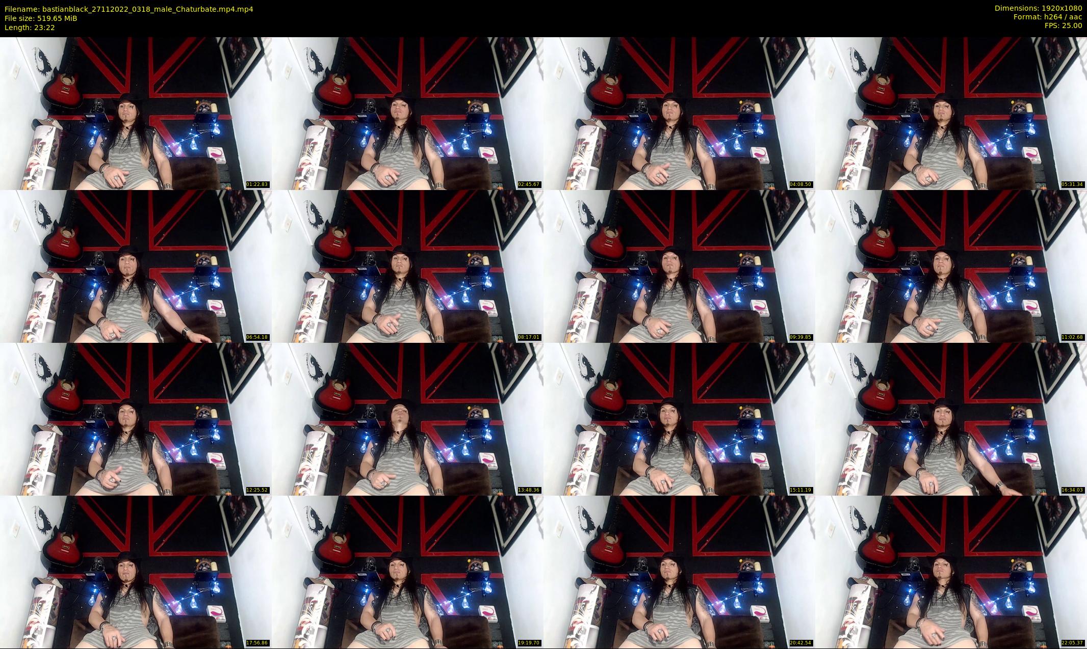 bastianblack — 24 minute Chaturbate male cam show recording, 1080p, Nov 27, 2022