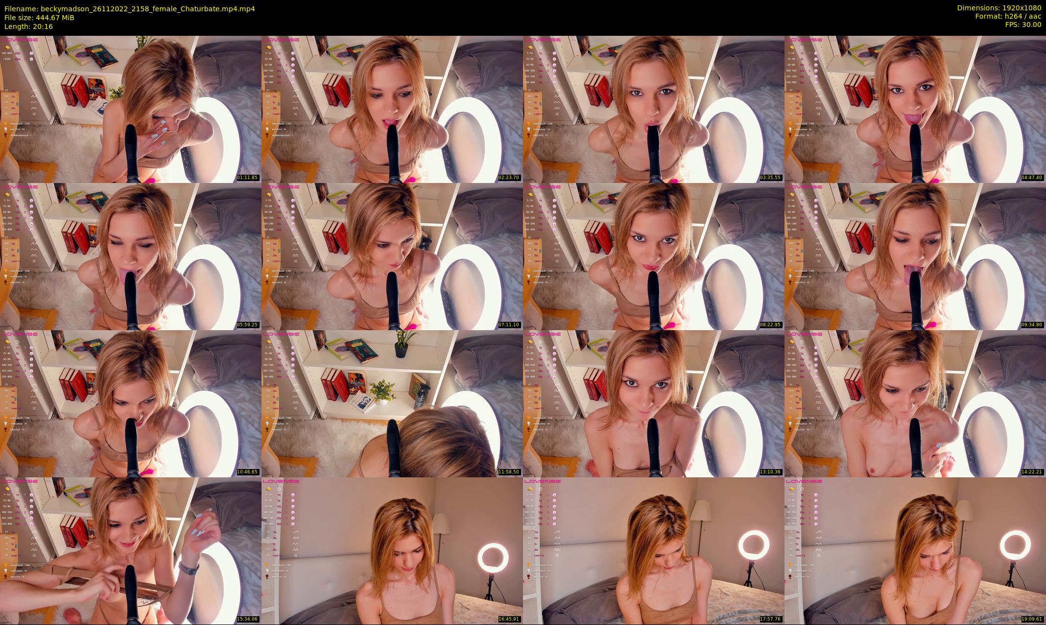 beckymadson — 21 minute Chaturbate female cam show recording, 1080p, Nov 26, 2022