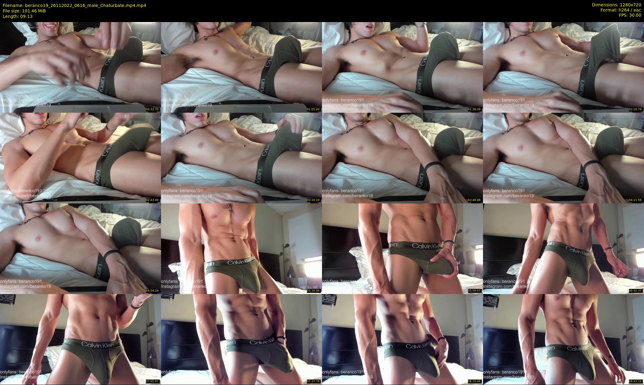 beranco19 — 10 minute Chaturbate male cam show recording, 720p, Nov 26, 2022