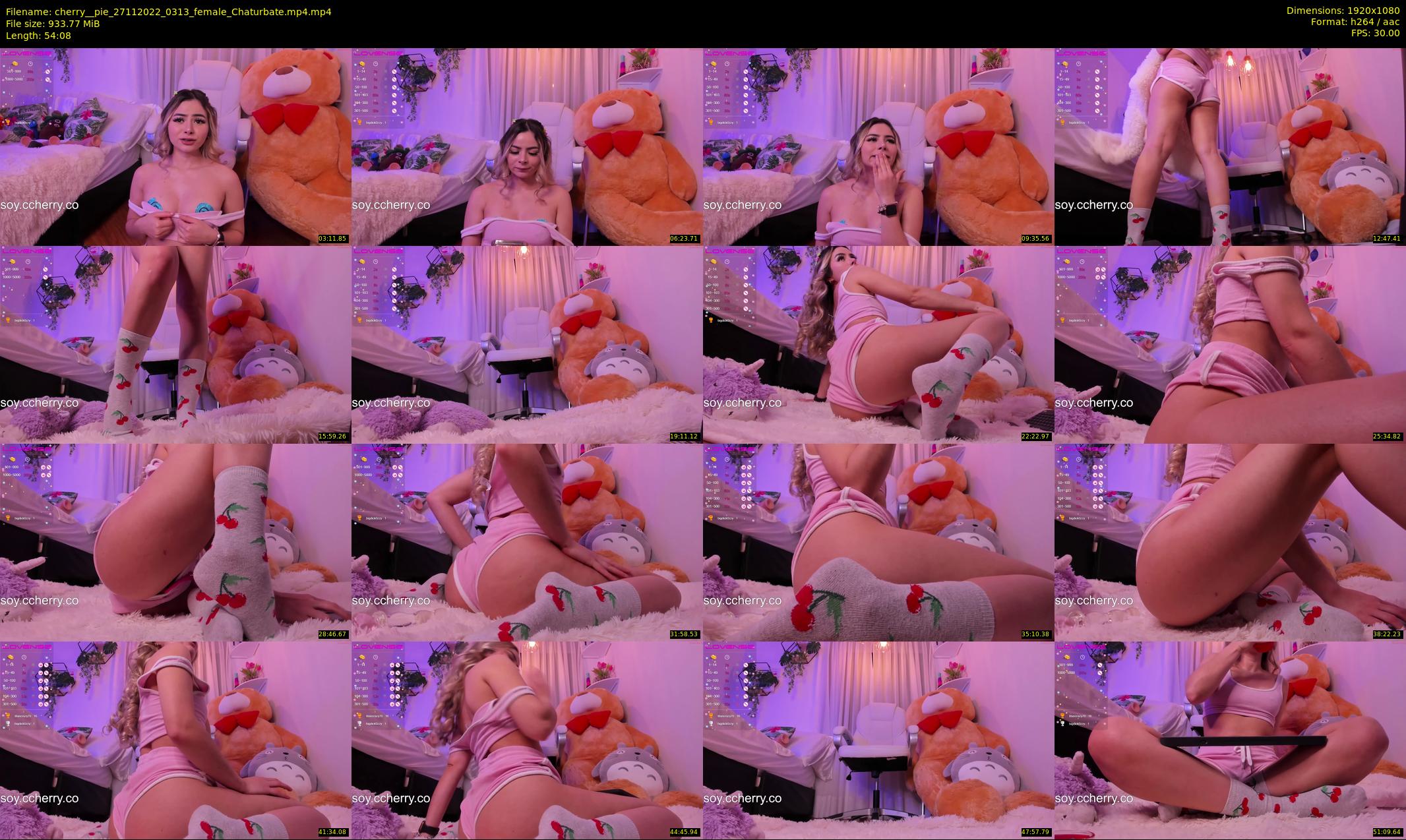 cherry__pie — 55 minute Chaturbate female cam show recording, 1080p, Nov 27, 2022