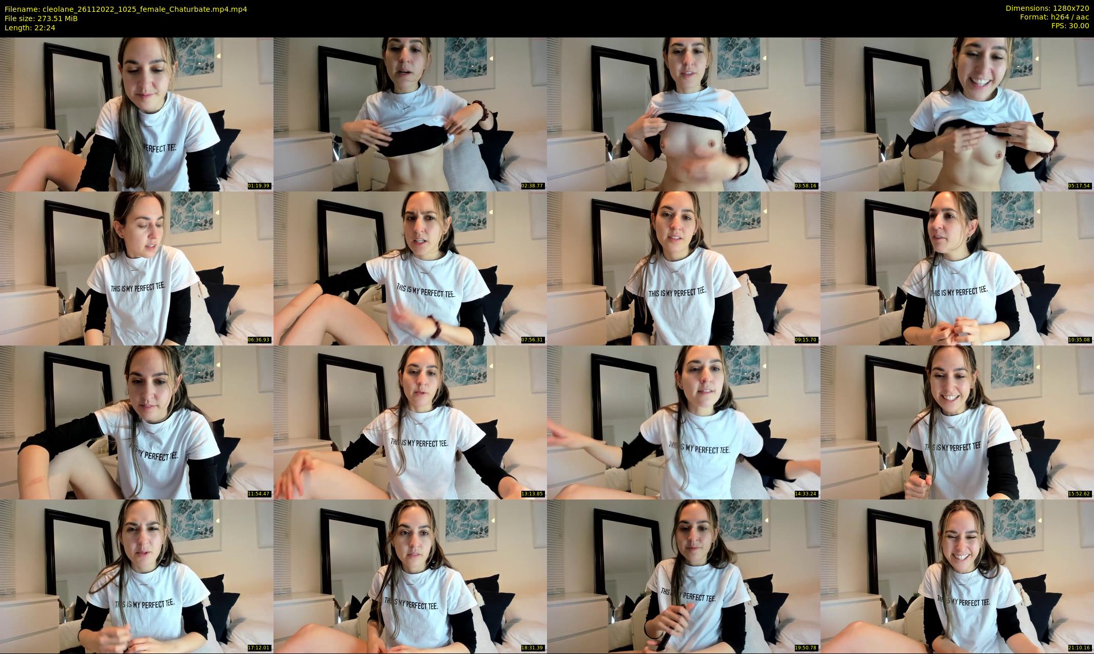 cleolane — 23 minute Chaturbate female cam show recording, 720p, Nov 26, 2022