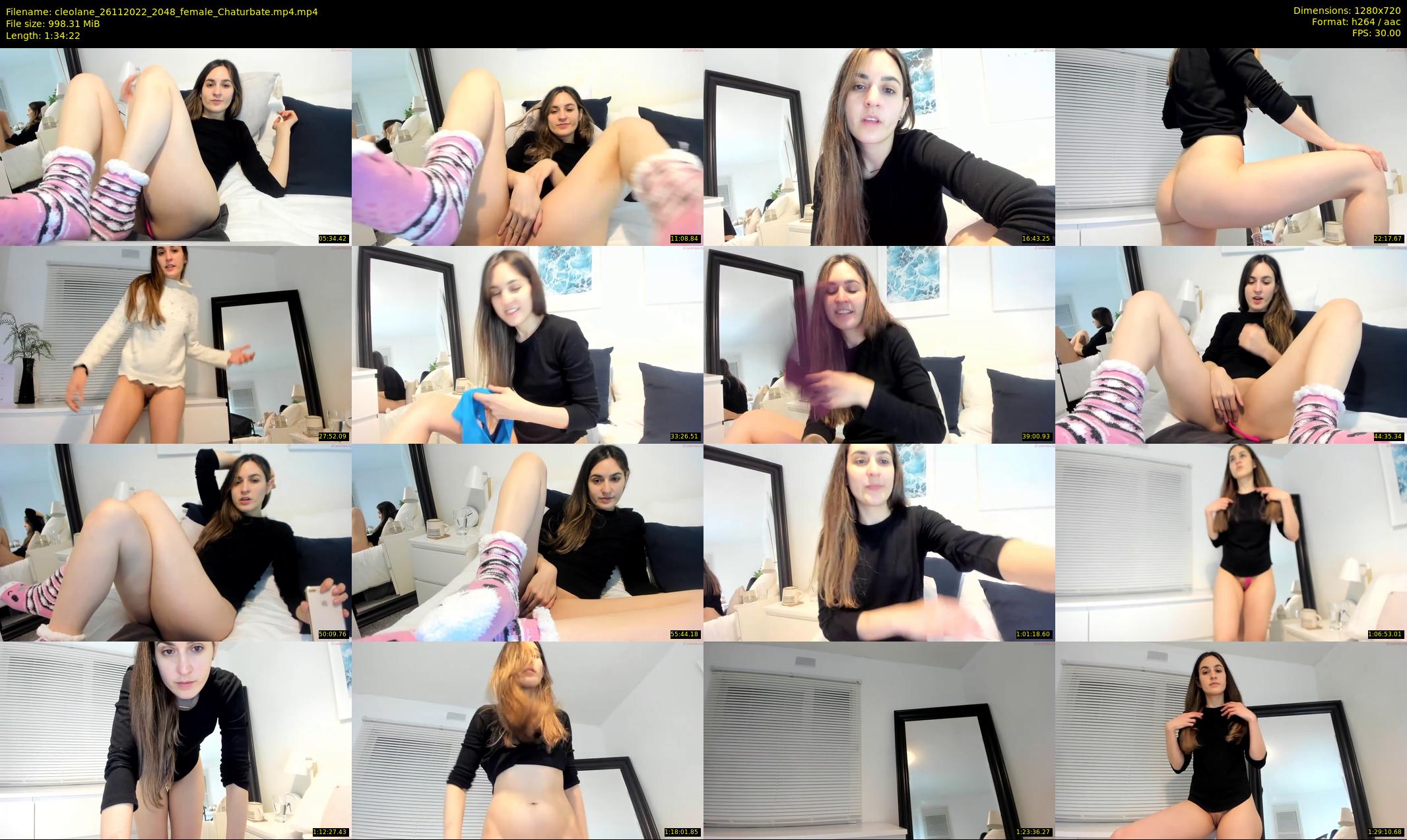 cleolane — 95 minute Chaturbate female cam show recording, 720p, Nov 26, 2022
