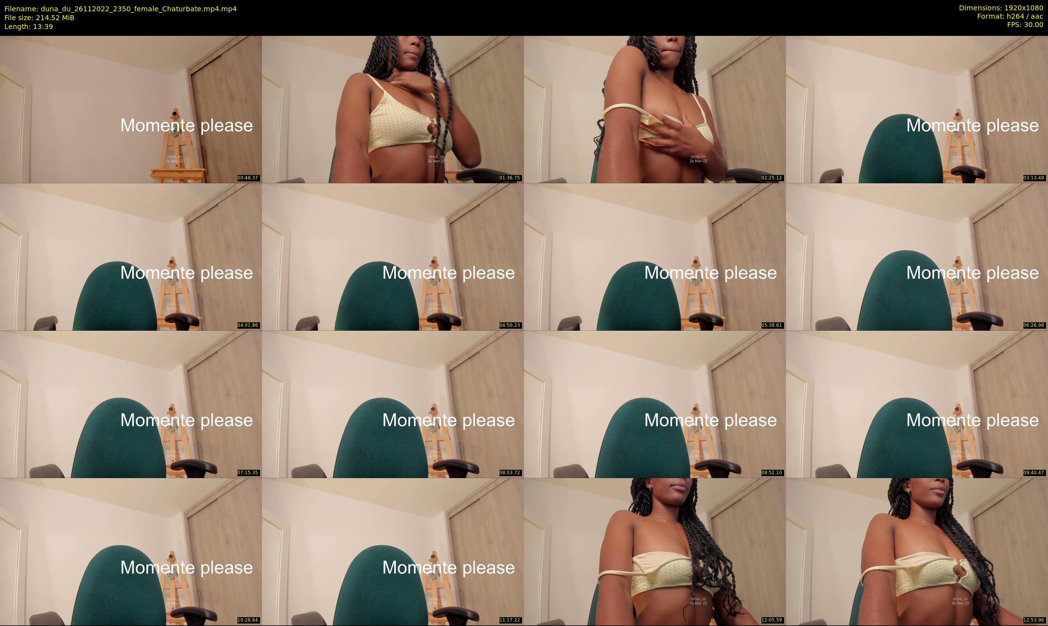 duna_du — 14 minute Chaturbate female cam show recording, 1080p, Nov 26, 2022