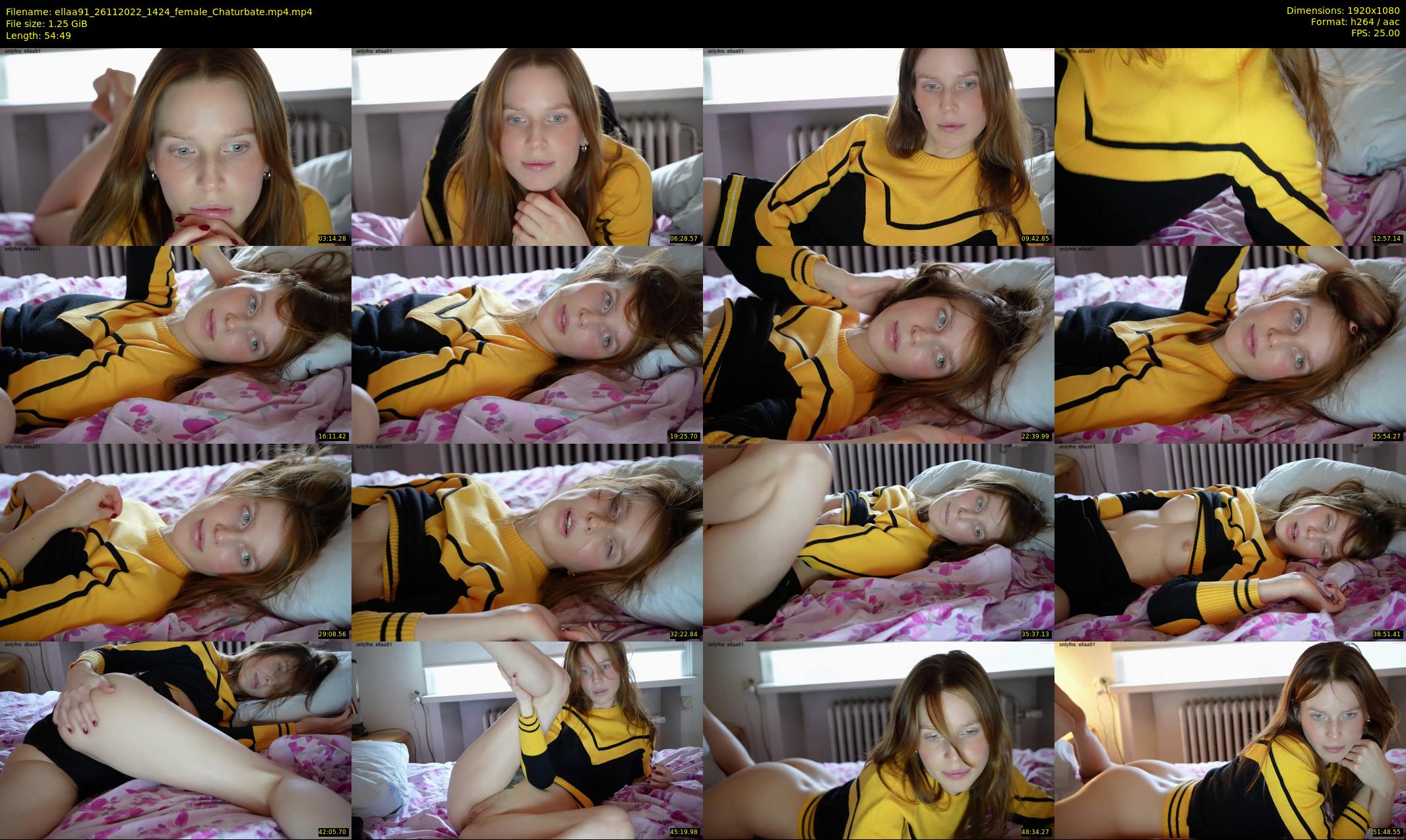 ellaa91 — 55 minute Chaturbate female cam show recording, 1080p, Nov 26, 2022