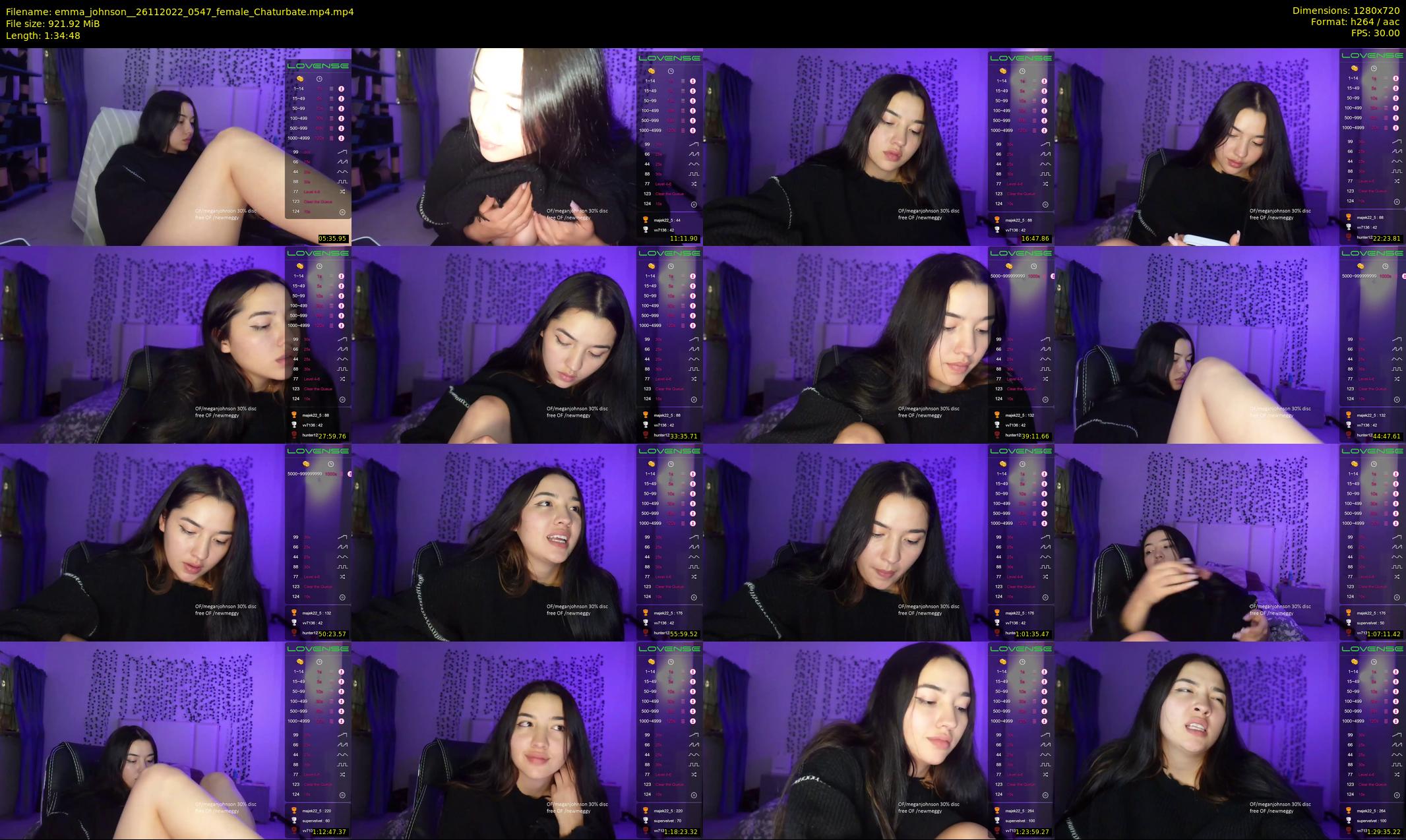 emma_johnson_ — 95 minute Chaturbate female cam show recording, 720p, Nov 26, 2022