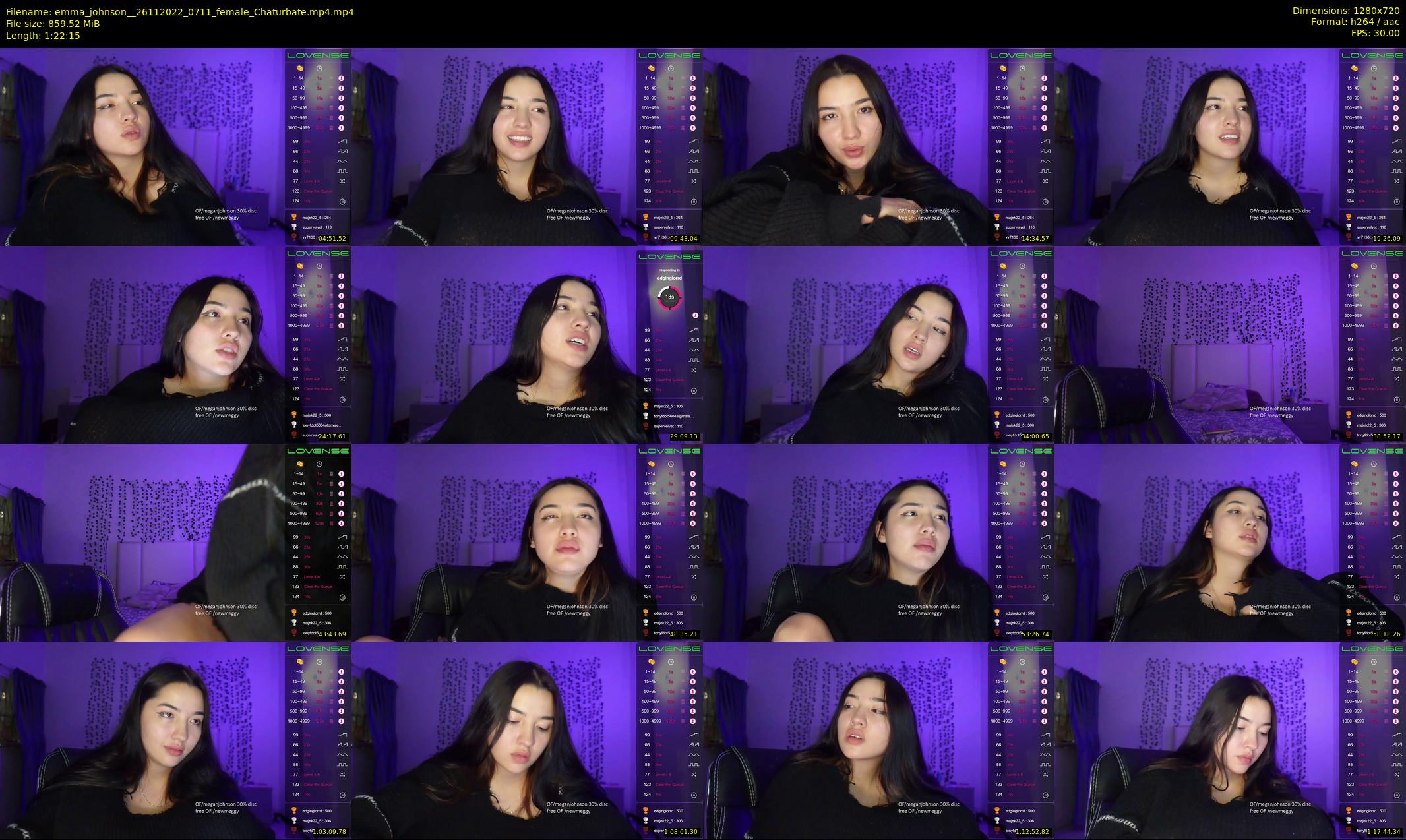 emma_johnson_ — 83 minute Chaturbate female cam show recording, 720p, Nov 26, 2022