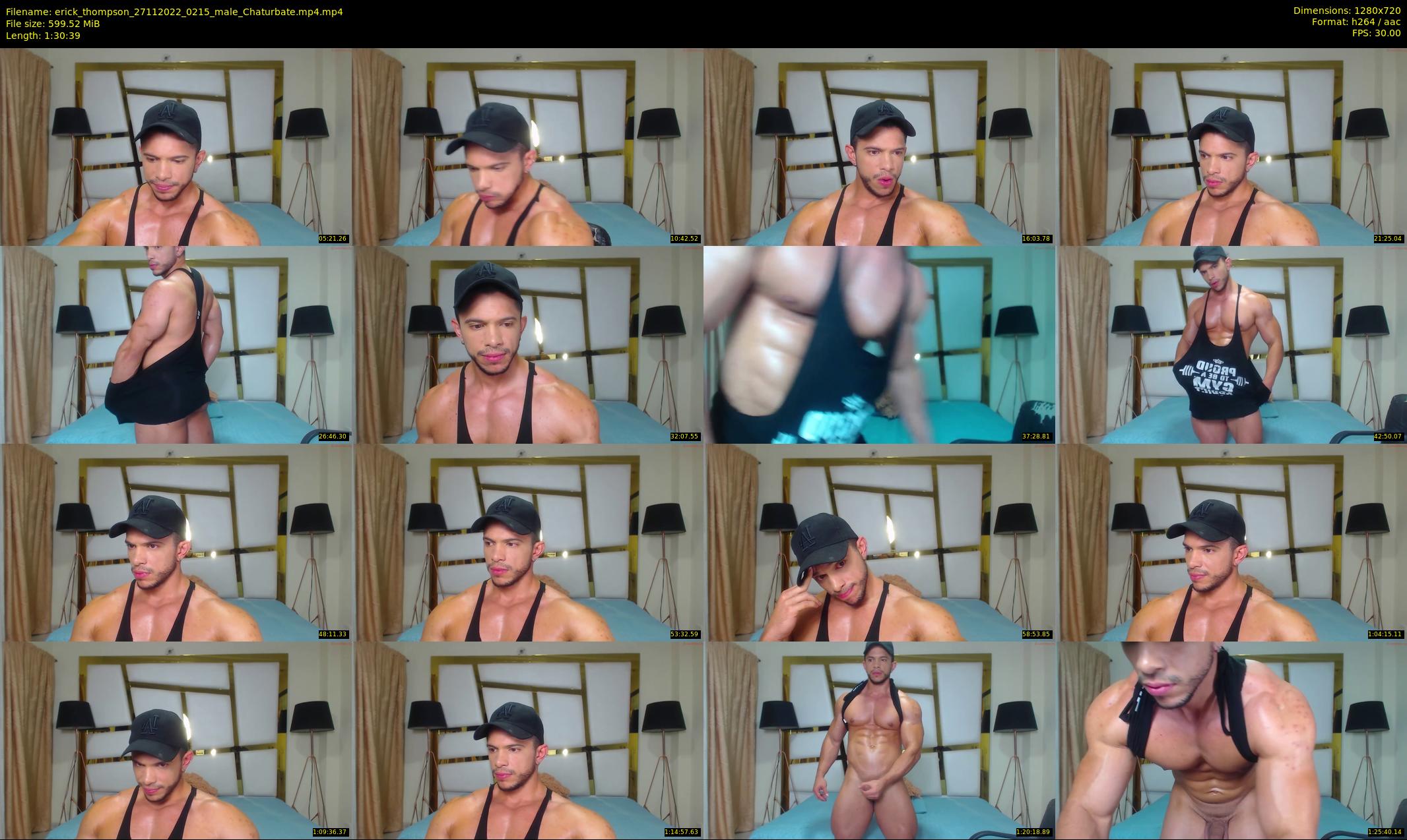 erick_thompson — 91 minute Chaturbate male cam show recording, 720p, Nov 27, 2022