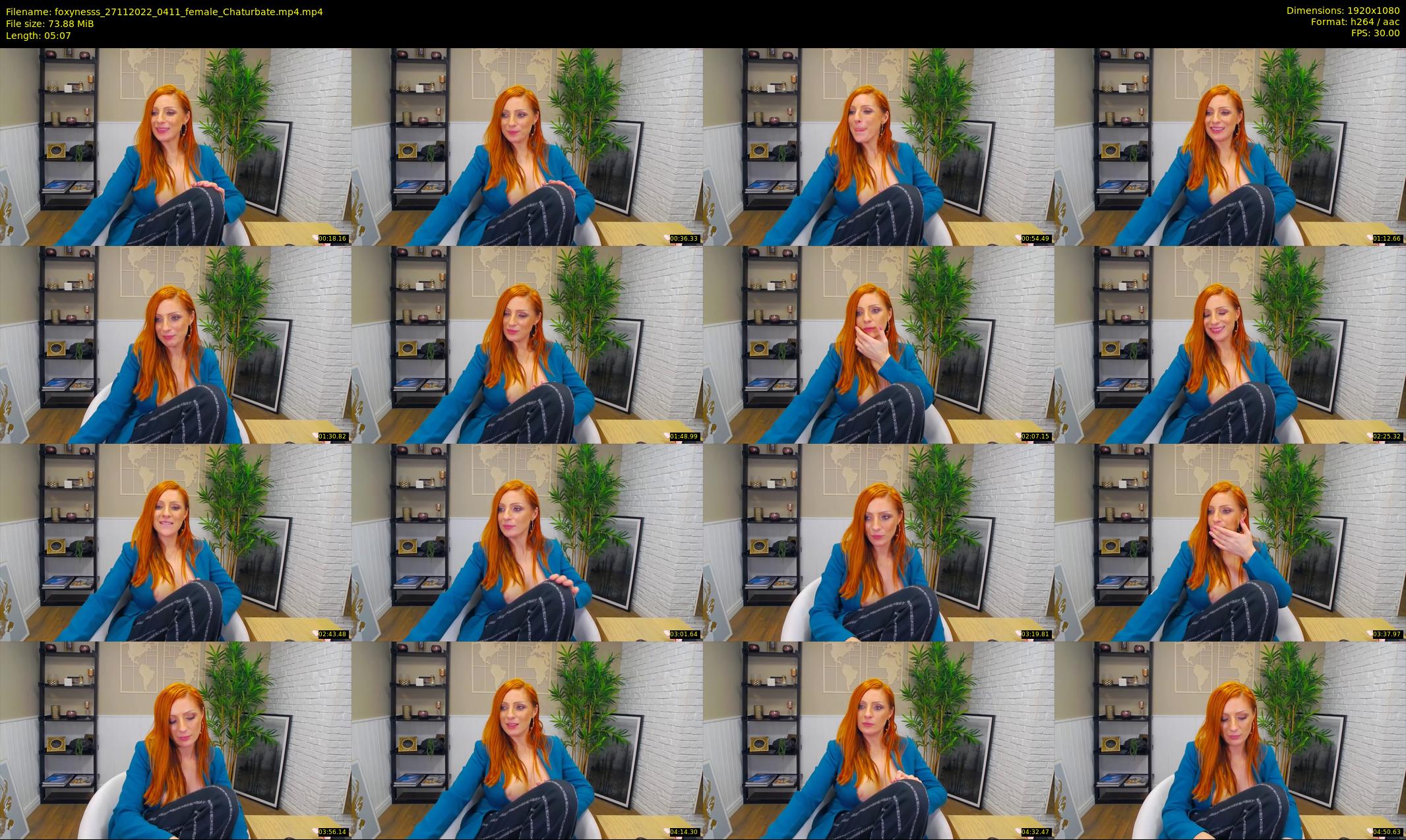 foxynesss — 6 minute Chaturbate female cam show recording, 1080p, Nov 27, 2022