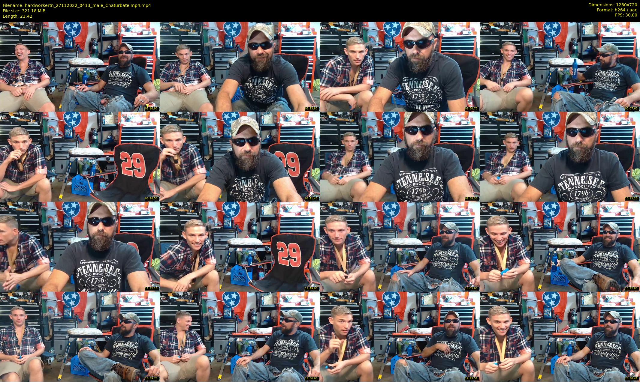 hardworkertn — 22 minute Chaturbate male cam show recording, 720p, Nov 27, 2022