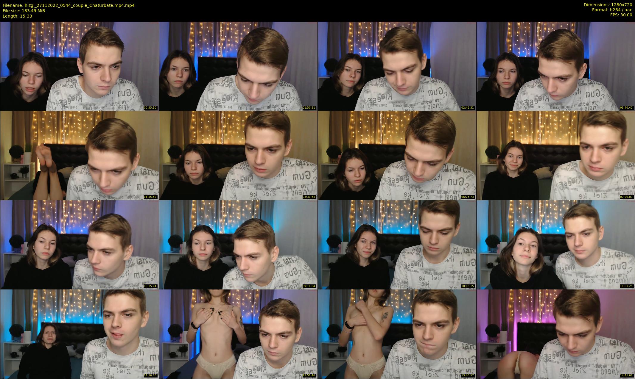 hizgi — 16 minute Chaturbate couple cam show recording, 720p, Nov 27, 2022