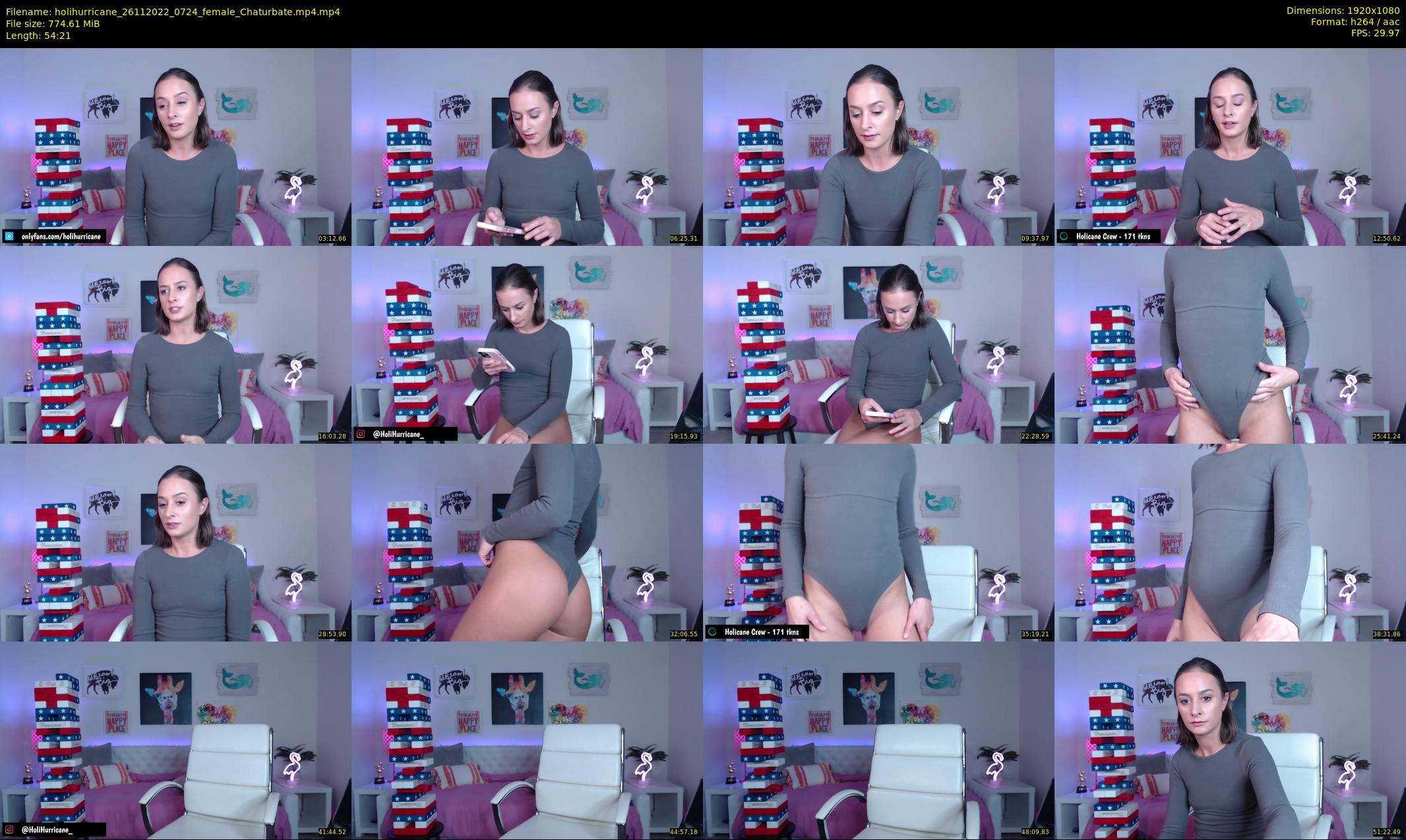 holihurricane — 55 minute Chaturbate female cam show recording, 1080p, Nov 26, 2022