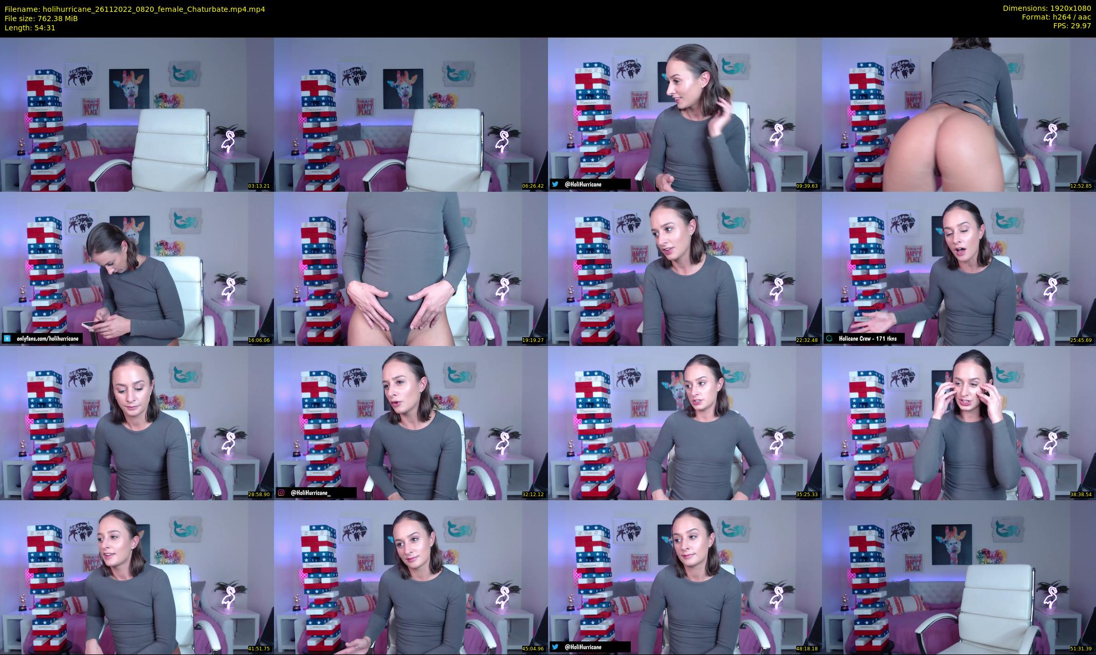 holihurricane — 55 minute Chaturbate female cam show recording, 1080p, Nov 26, 2022