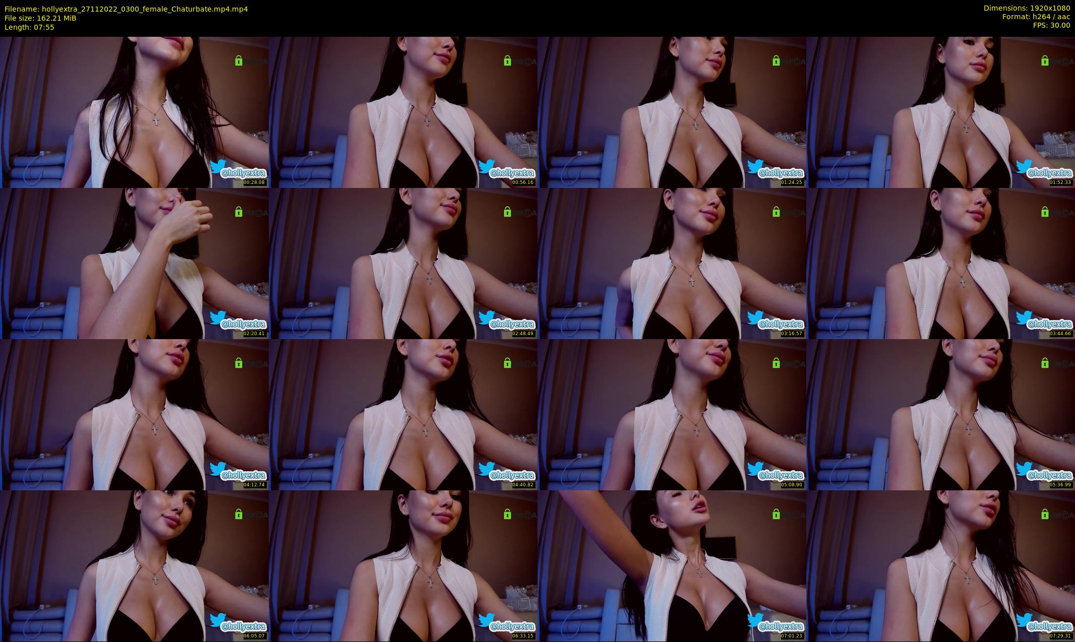 hollyextra — 8 minute Chaturbate female cam show recording, 1080p, Nov 27, 2022