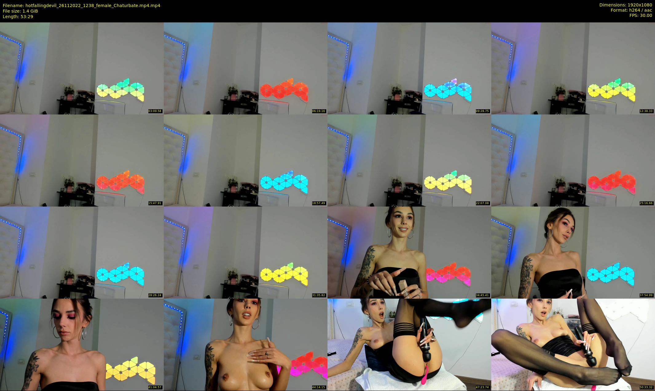 hotfallingdevil — 54 minute Chaturbate female cam show recording, 1080p, Nov 26, 2022