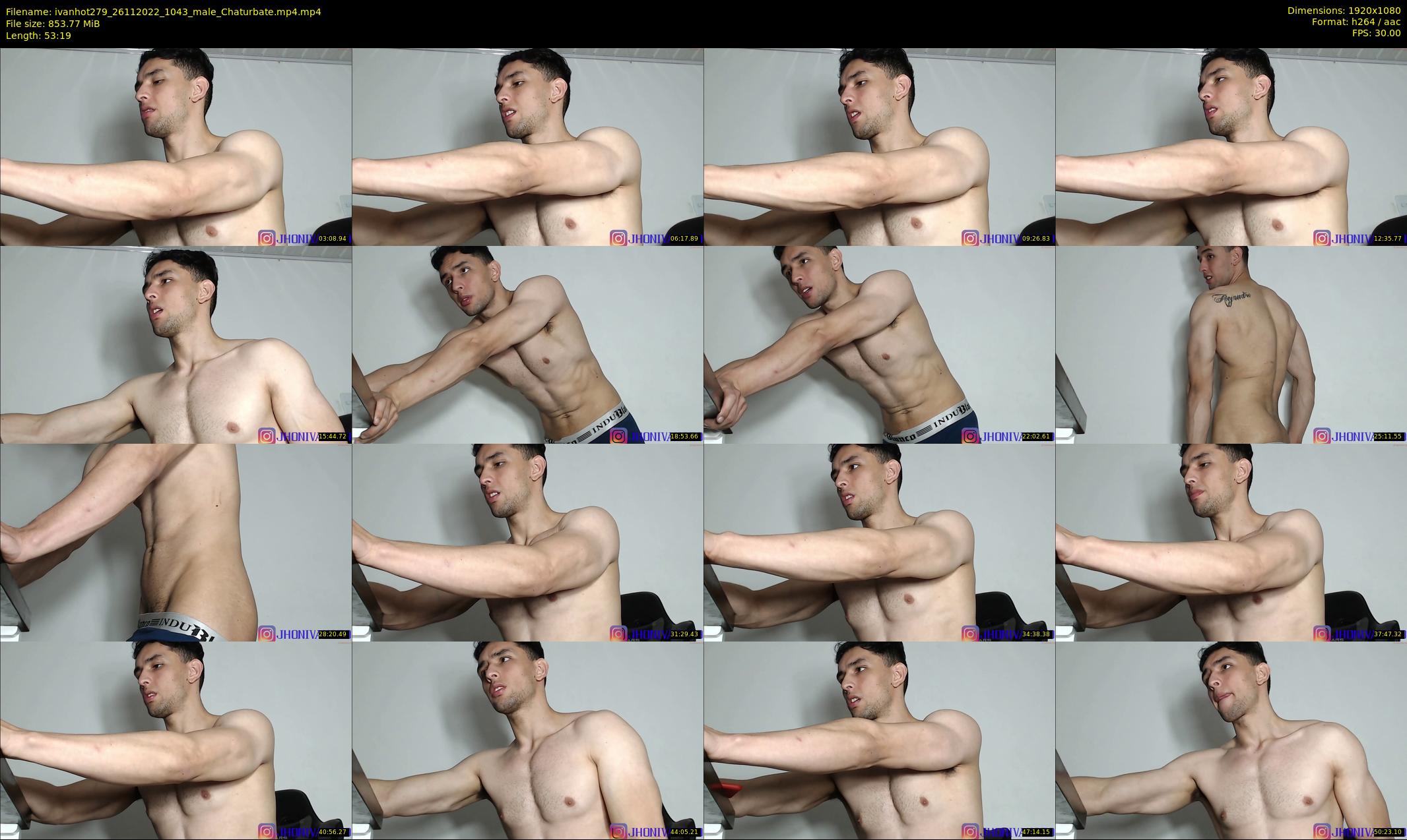 ivanhot279 — 54 minute Chaturbate male cam show recording, 1080p, Nov 26, 2022
