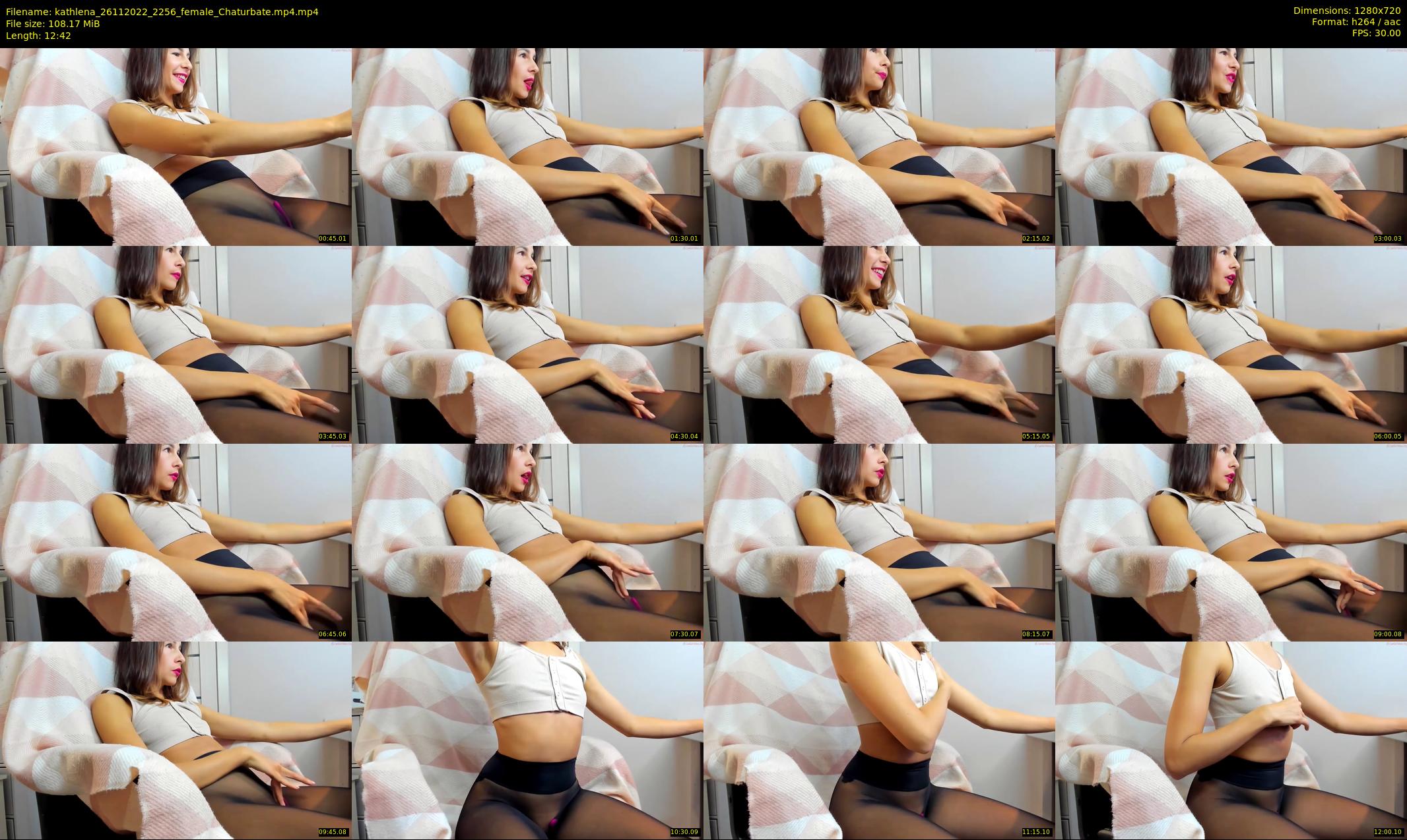 kathlena — 13 minute Chaturbate female cam show recording, 720p, Nov 26, 2022